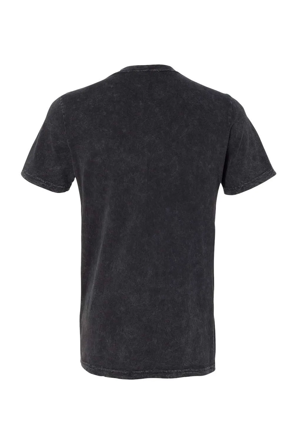 Bella   Canvas Mens Jersey Short Sleeve V-Neck T-Shirt - Black Mineral Wash