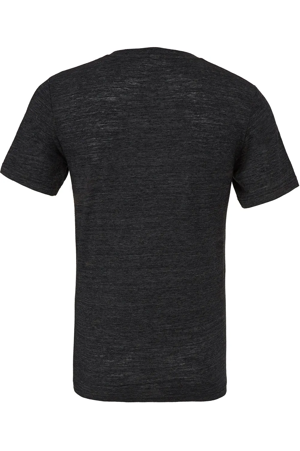 Bella   Canvas Mens Jersey Short Sleeve V-Neck T-Shirt - Charcoal Black Slub