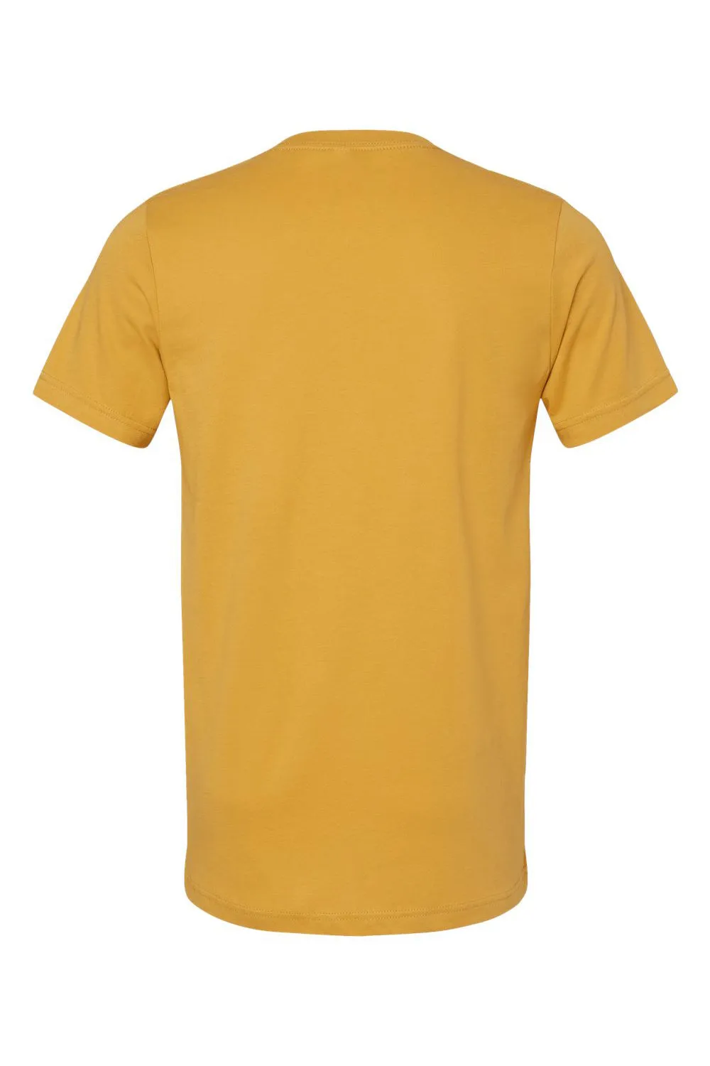 Bella   Canvas Mens Jersey Short Sleeve V-Neck T-Shirt - Mustard Yellow