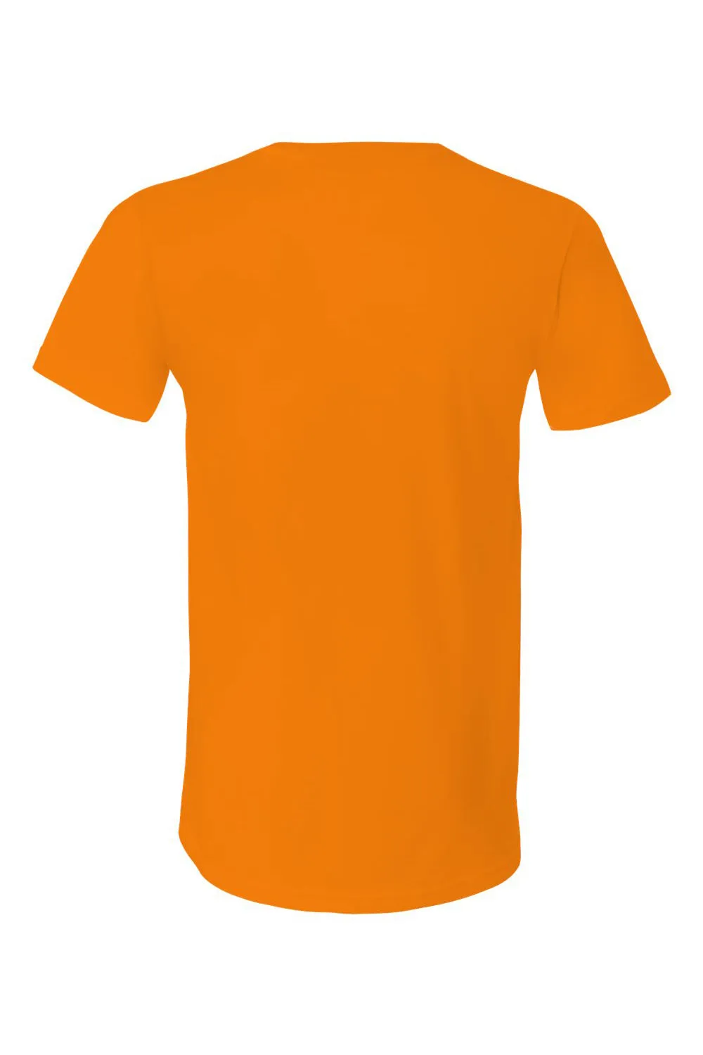 Bella   Canvas Mens Jersey Short Sleeve V-Neck T-Shirt - Orange