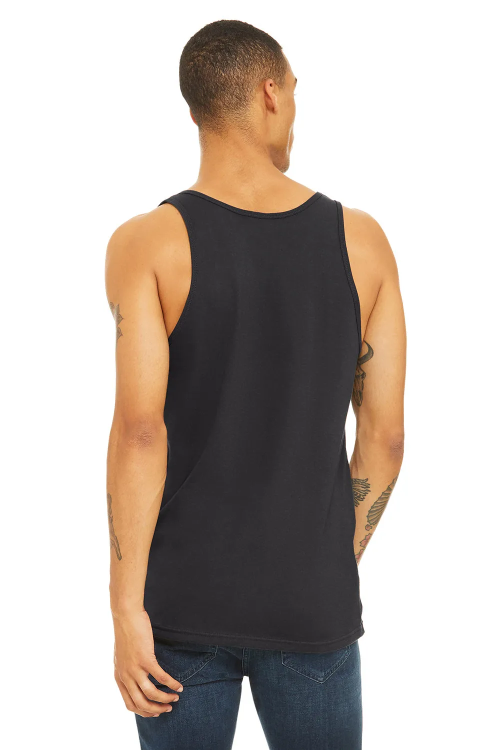 Bella   Canvas Mens Jersey Tank Top - Dark Grey