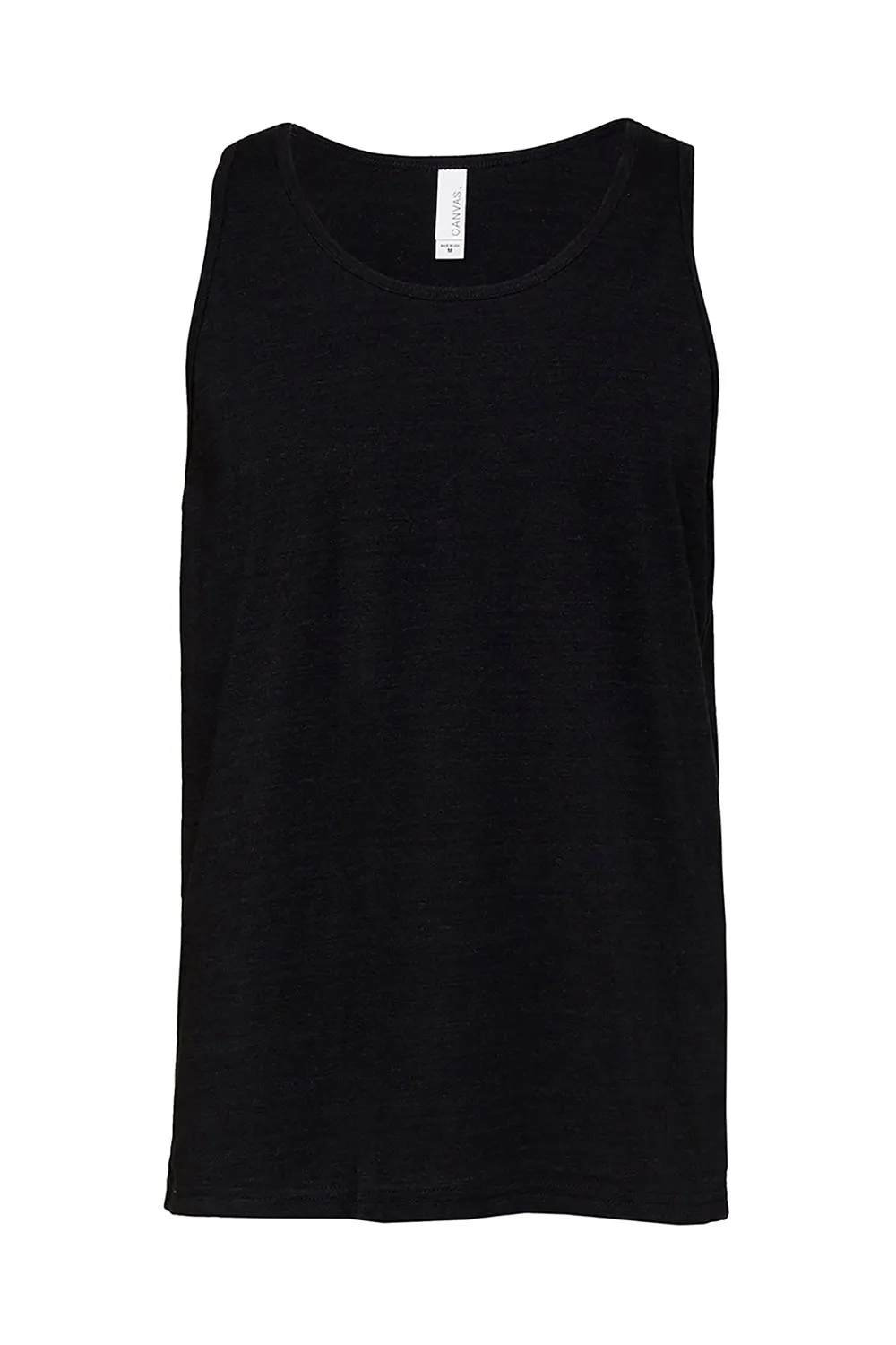 Bella   Canvas Mens Jersey Tank Top - Heather Black - Closeout