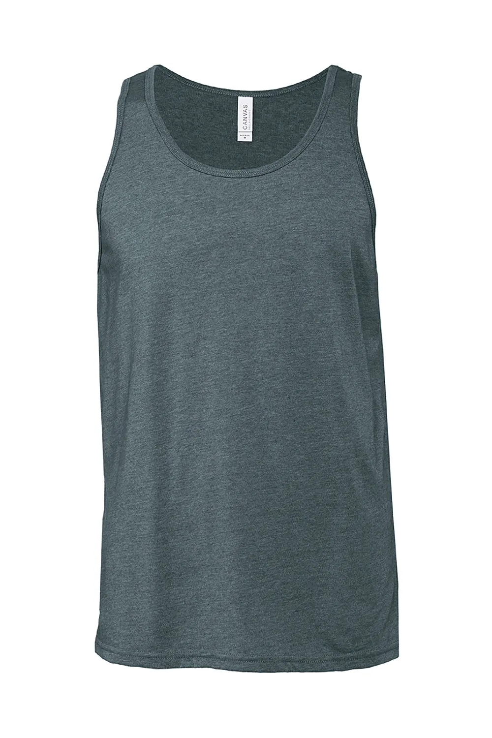 Bella   Canvas Mens Jersey Tank Top - Heather Slate Blue