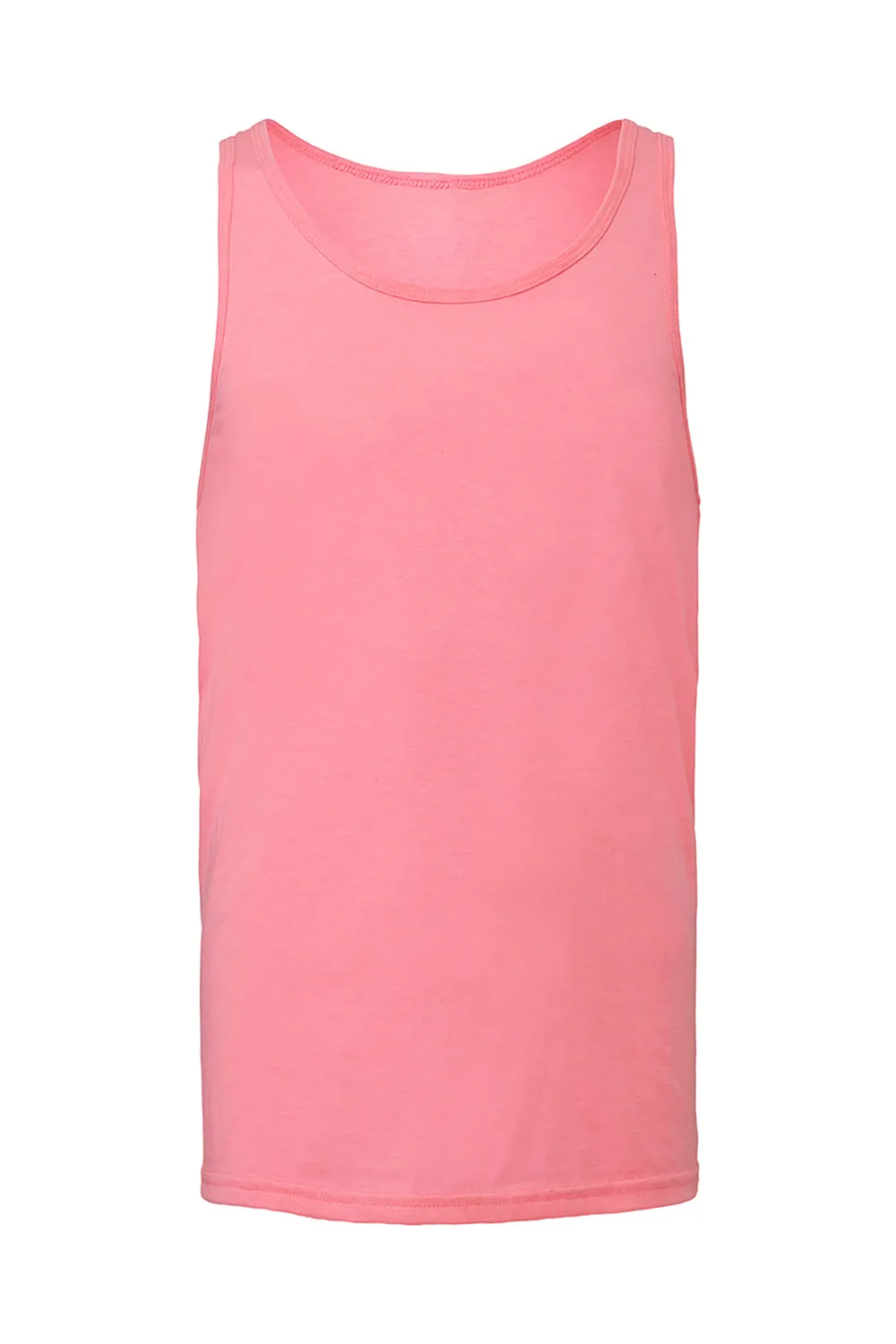 Bella   Canvas Mens Jersey Tank Top - Neon Pink