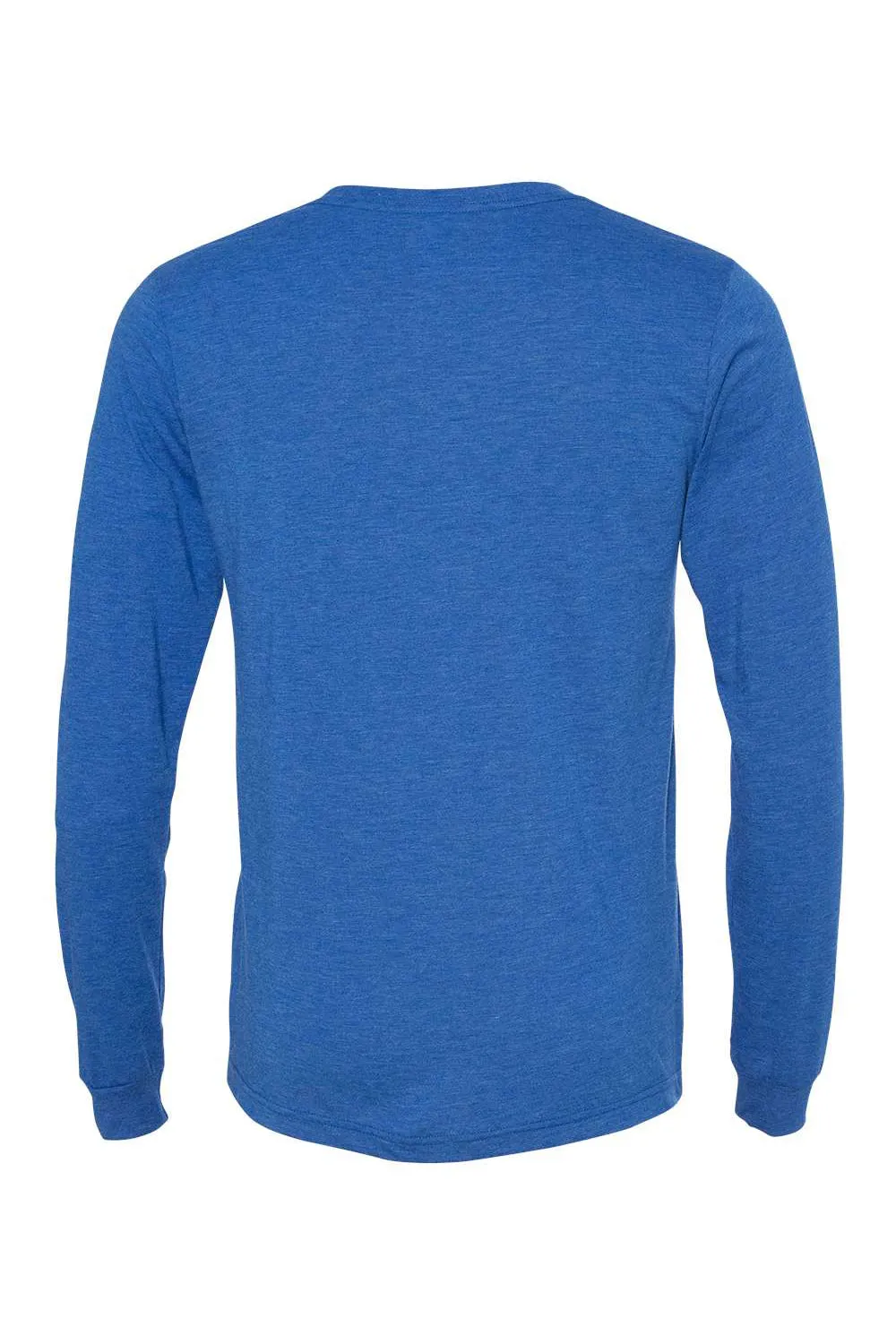 Bella   Canvas Mens Long Sleeve Crewneck T-Shirt - True Royal Blue