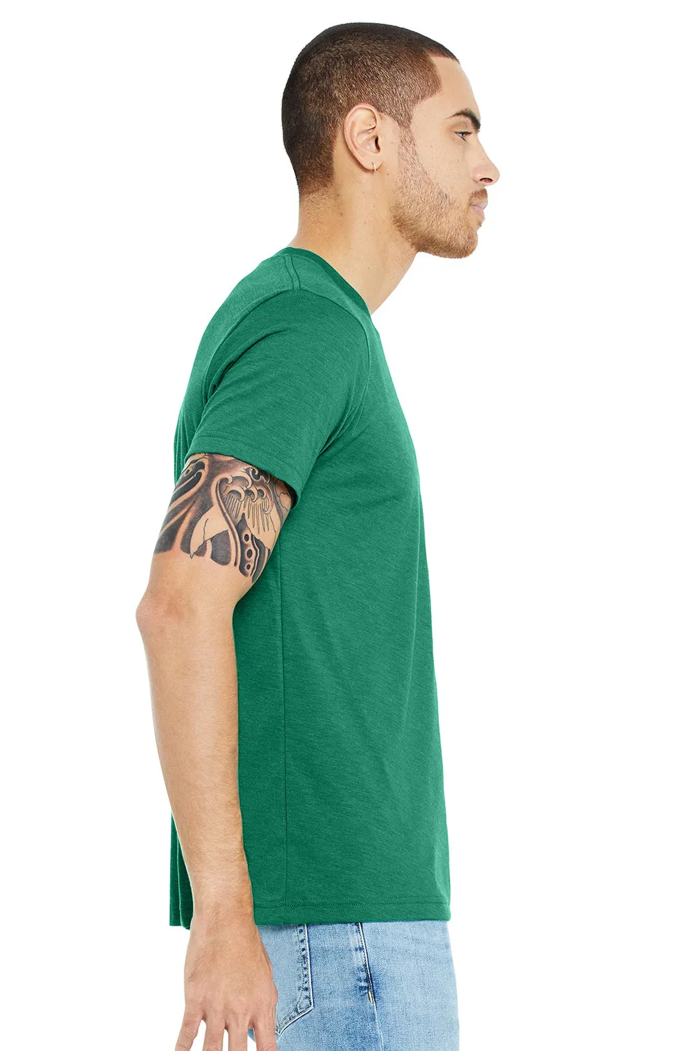 Bella   Canvas Mens Short Sleeve Crewneck T-Shirt - Kelly Green