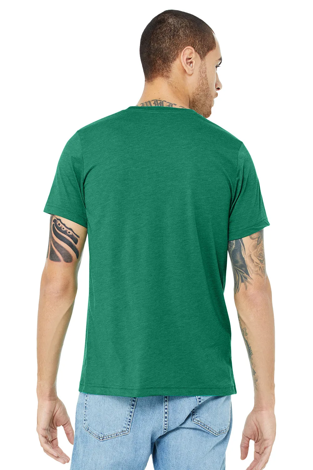 Bella   Canvas Mens Short Sleeve Crewneck T-Shirt - Kelly Green