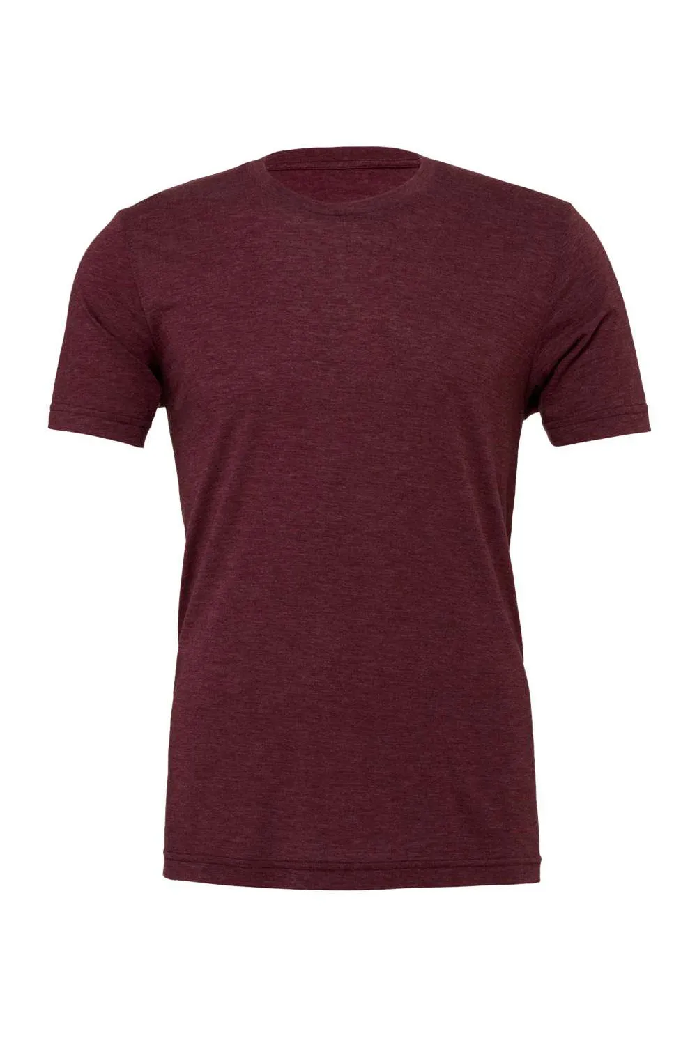 Bella   Canvas Mens Short Sleeve Crewneck T-Shirt - Maroon