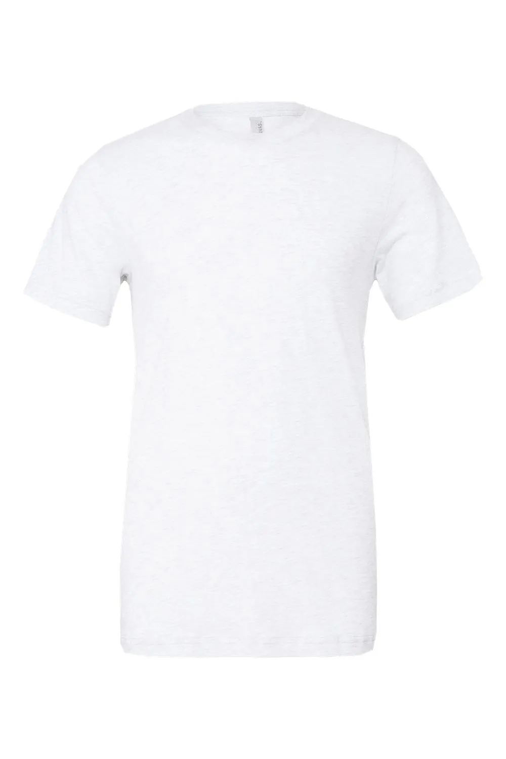 Bella   Canvas Mens Short Sleeve Crewneck T-Shirt - Solid White