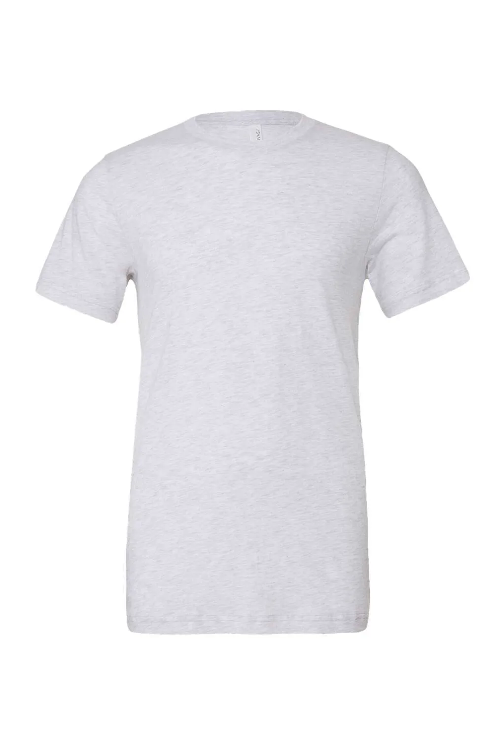 Bella   Canvas Mens Short Sleeve Crewneck T-Shirt - White Fleck