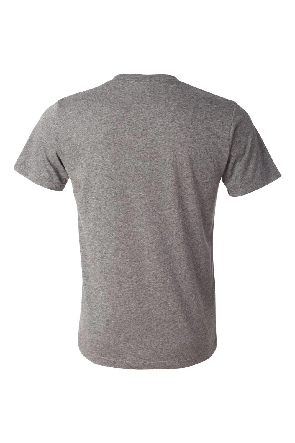 Bella   Canvas Mens Short Sleeve V-Neck T-Shirt - Grey