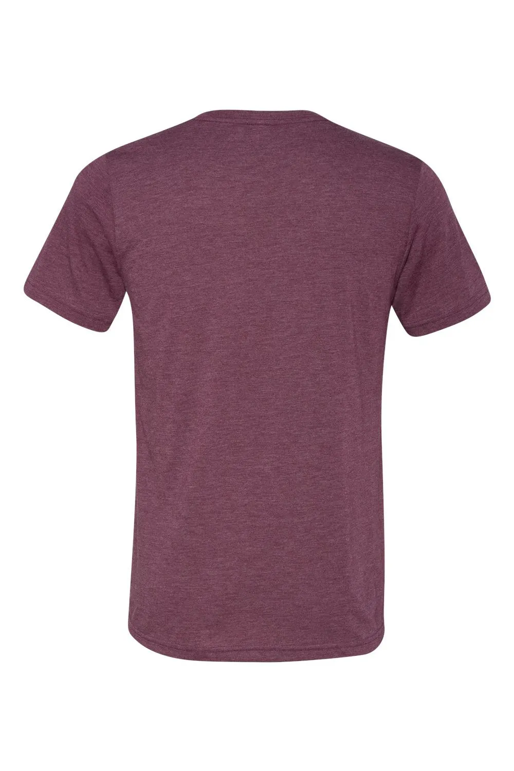 Bella   Canvas Mens Short Sleeve V-Neck T-Shirt - Maroon