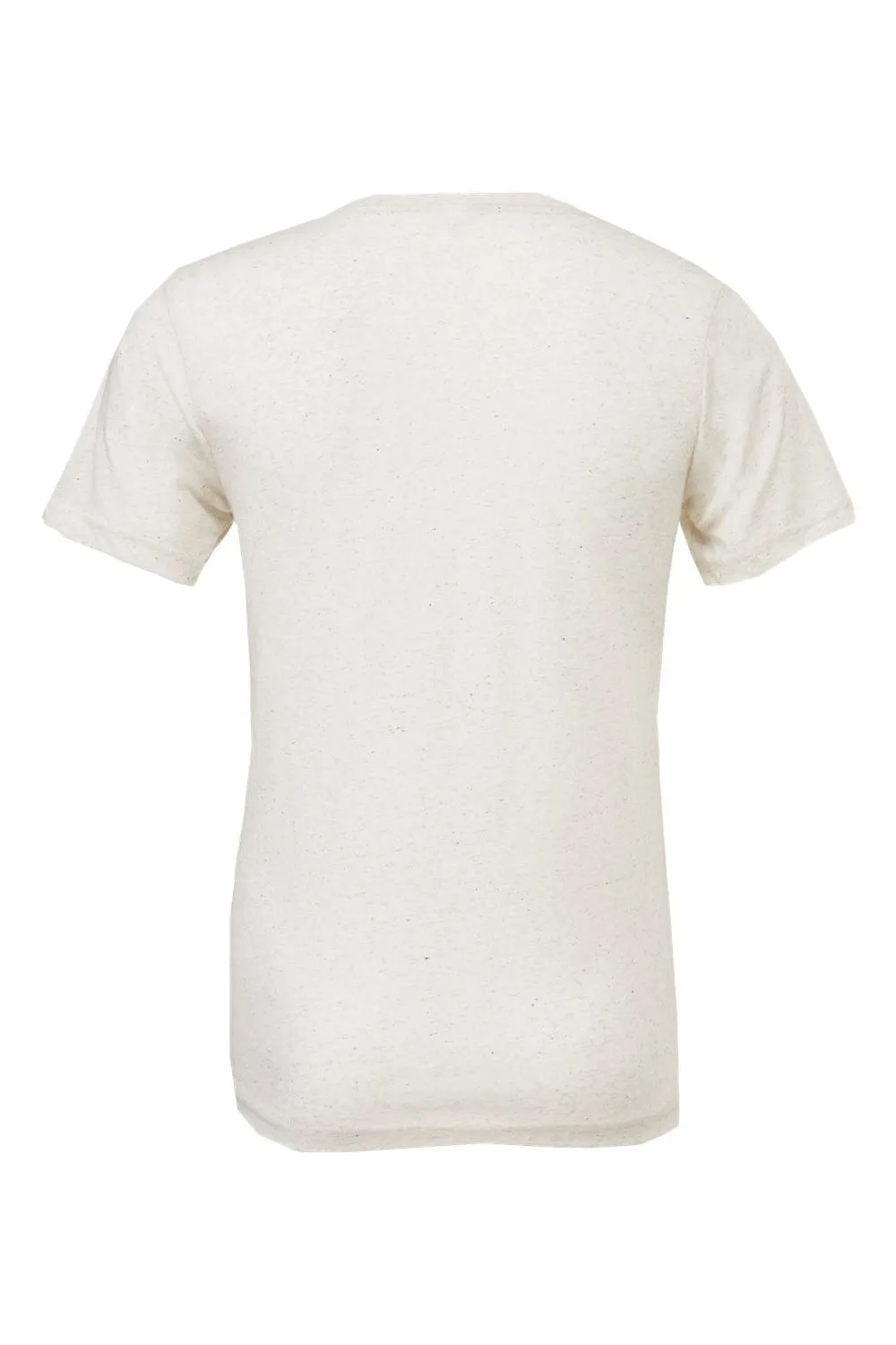 Bella   Canvas Mens Short Sleeve V-Neck T-Shirt - Oatmeal