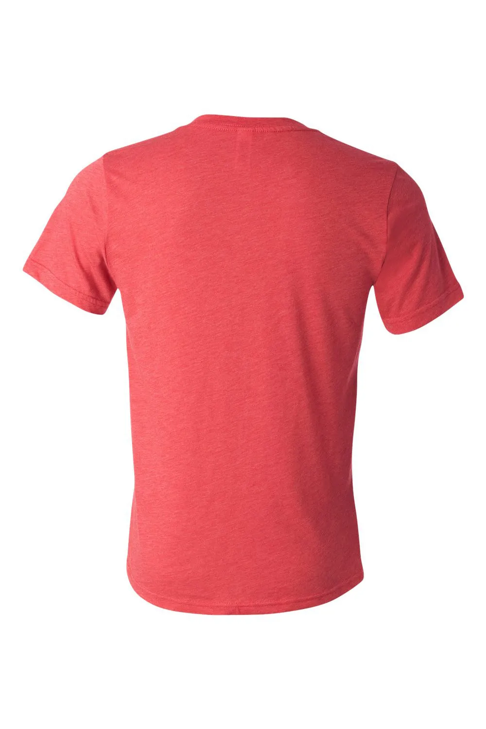 Bella   Canvas Mens Short Sleeve V-Neck T-Shirt - Red
