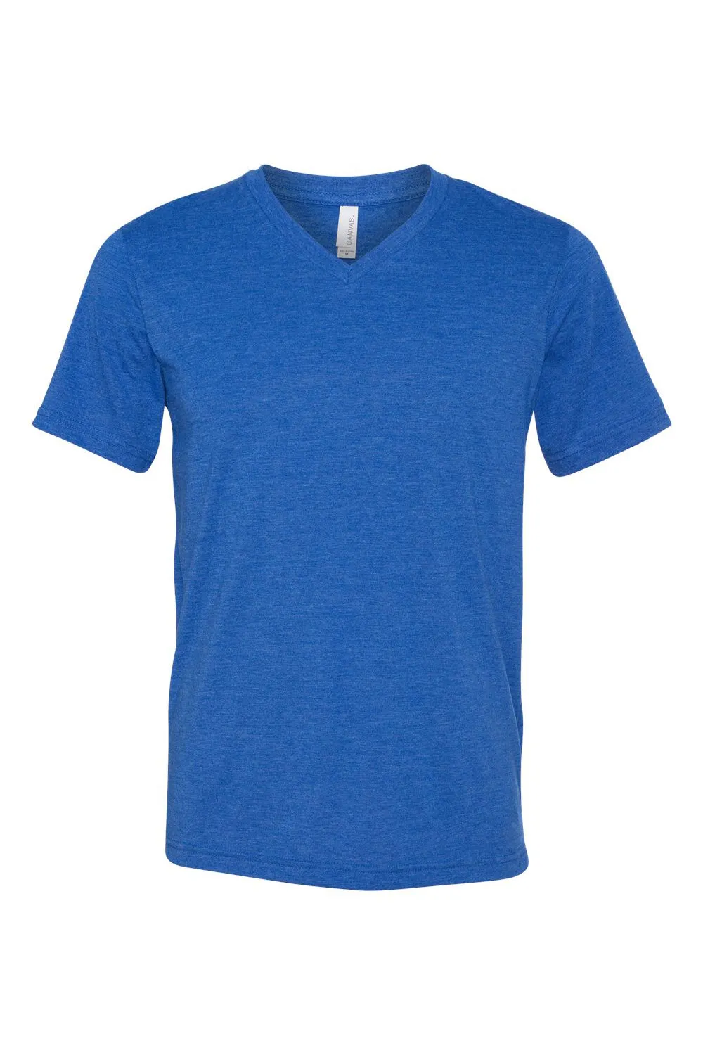 Bella   Canvas Mens Short Sleeve V-Neck T-Shirt - True Royal Blue