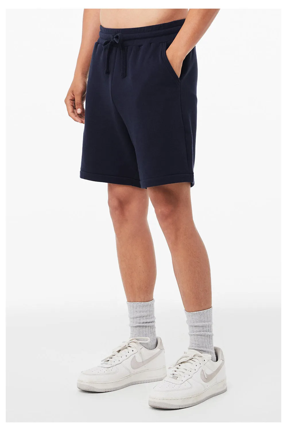 Bella   Canvas Mens Shorts w/ Pockets - Navy Blue