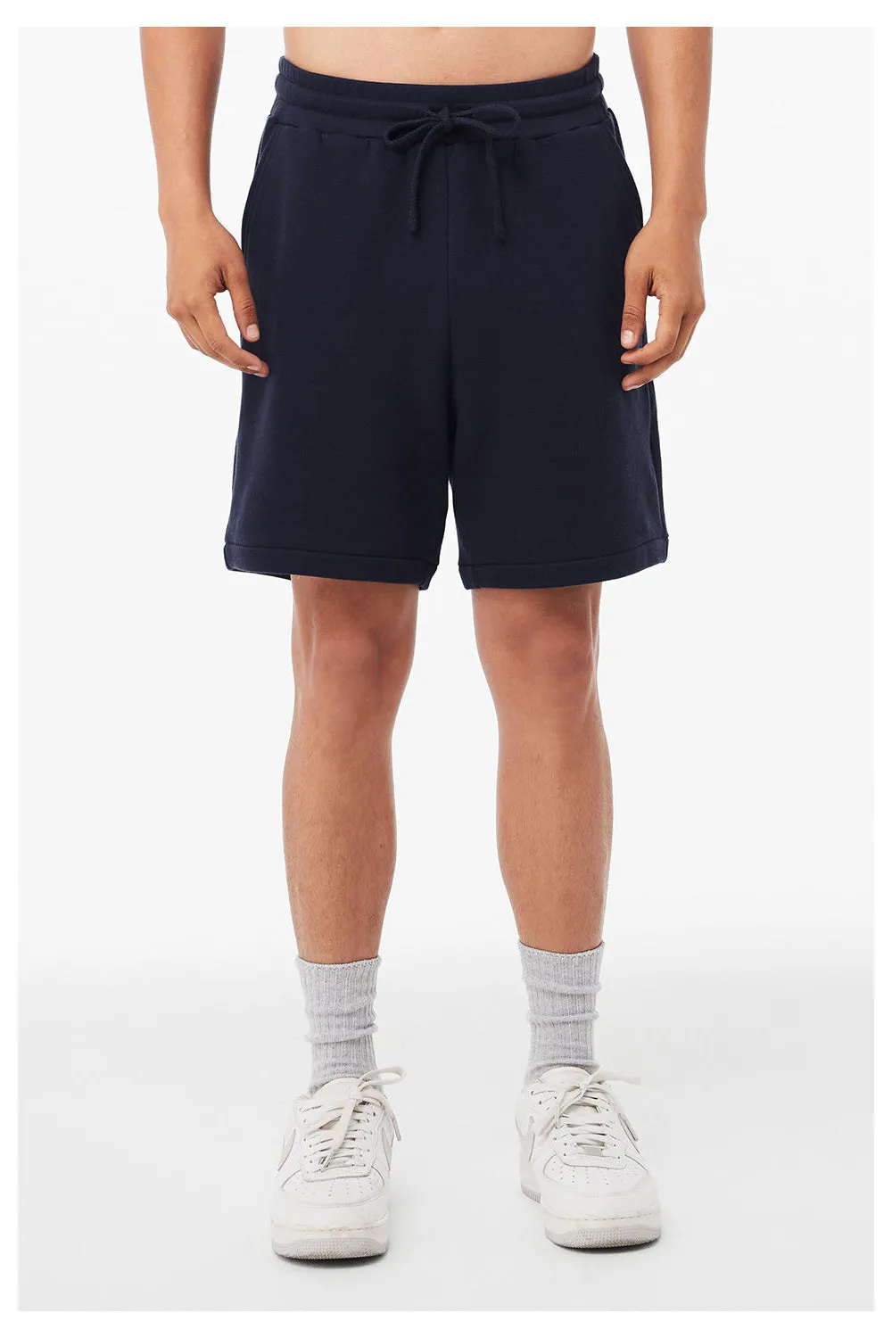 Bella   Canvas Mens Shorts w/ Pockets - Navy Blue