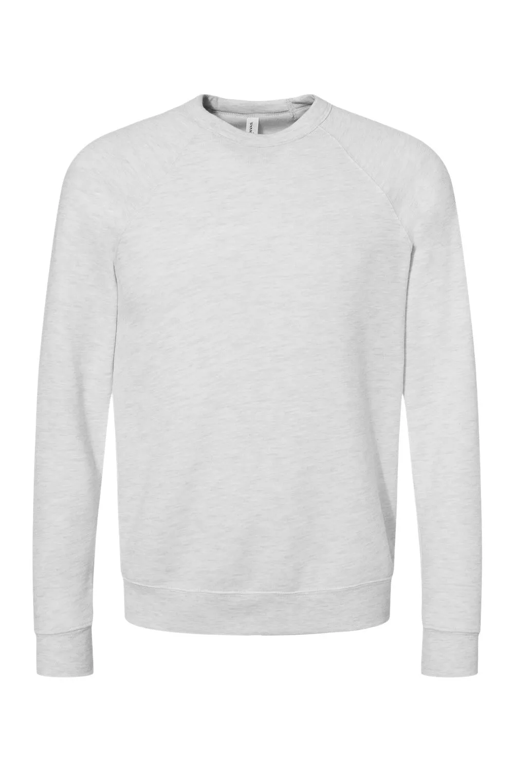 Bella   Canvas Mens Sponge Fleece Crewneck Sweatshirt - Ash Grey