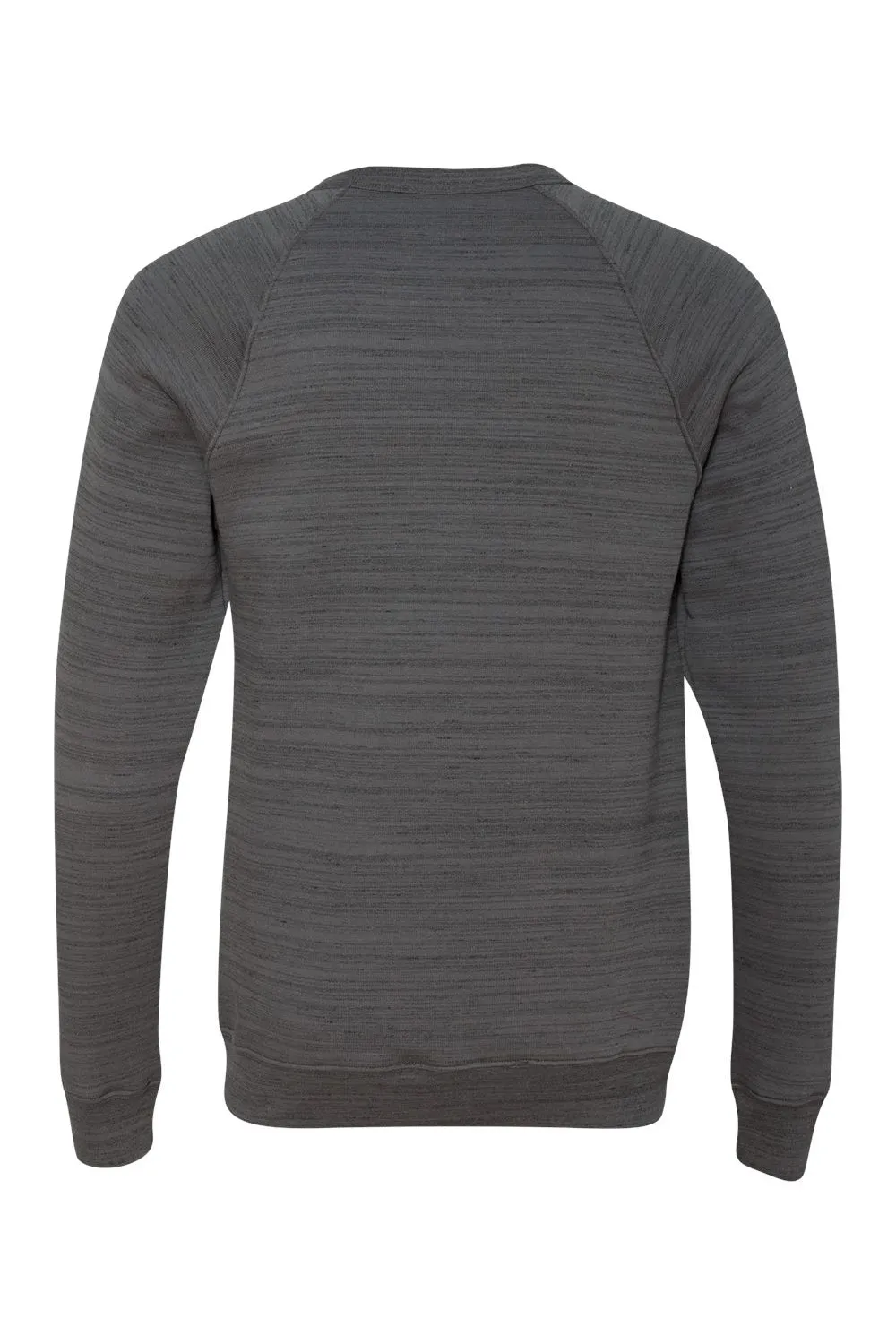 Bella   Canvas Mens Sponge Fleece Crewneck Sweatshirt - Dark Grey Marble Fleece - Closeout