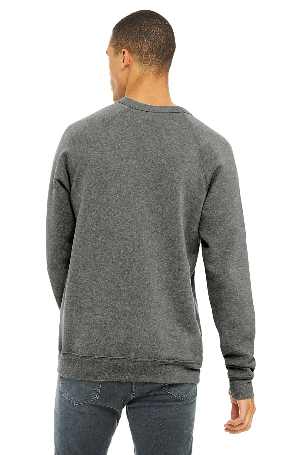 Bella   Canvas Mens Sponge Fleece Crewneck Sweatshirt - Grey