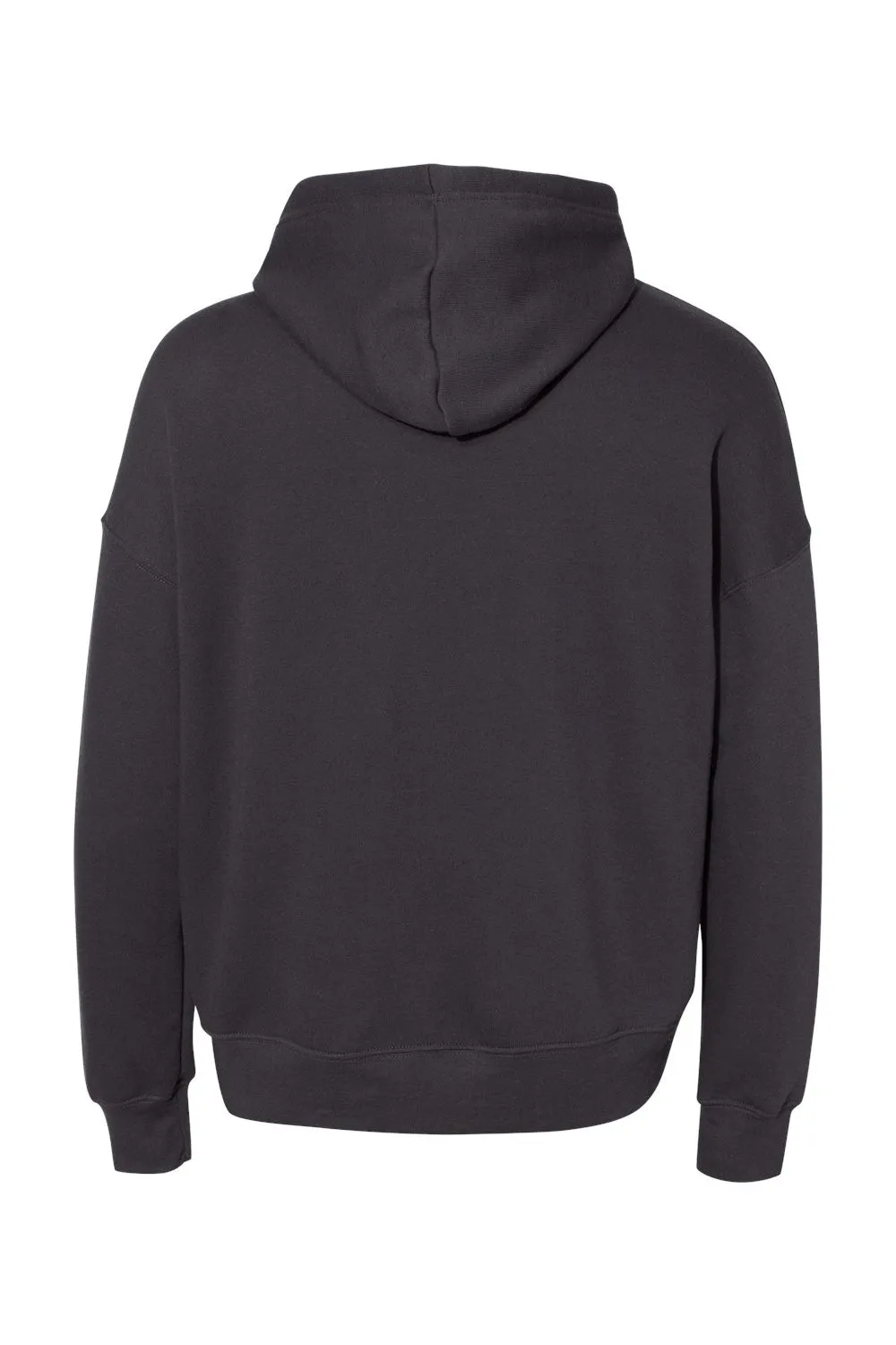 Bella   Canvas Mens Sponge Fleece Hooded Sweatshirt Hoodie w/ Pouch Pocket - Dark Grey