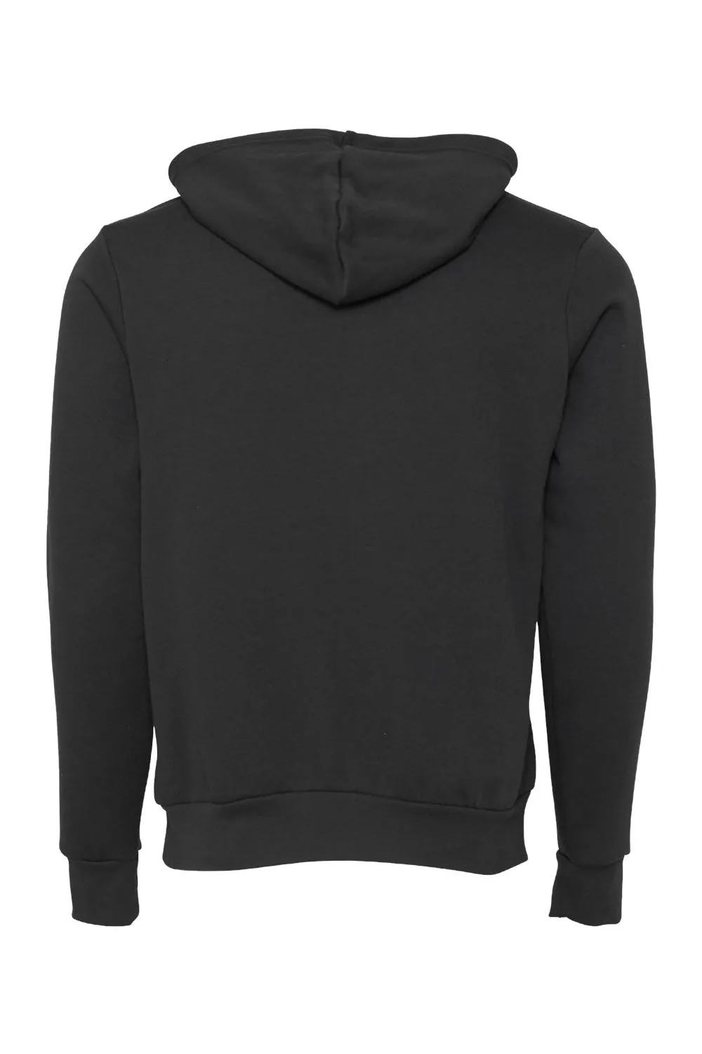 Bella   Canvas Mens Sponge Fleece Hooded Sweatshirt Hoodie w/ Pouch Pocket - DTG Dark Grey - Closeout