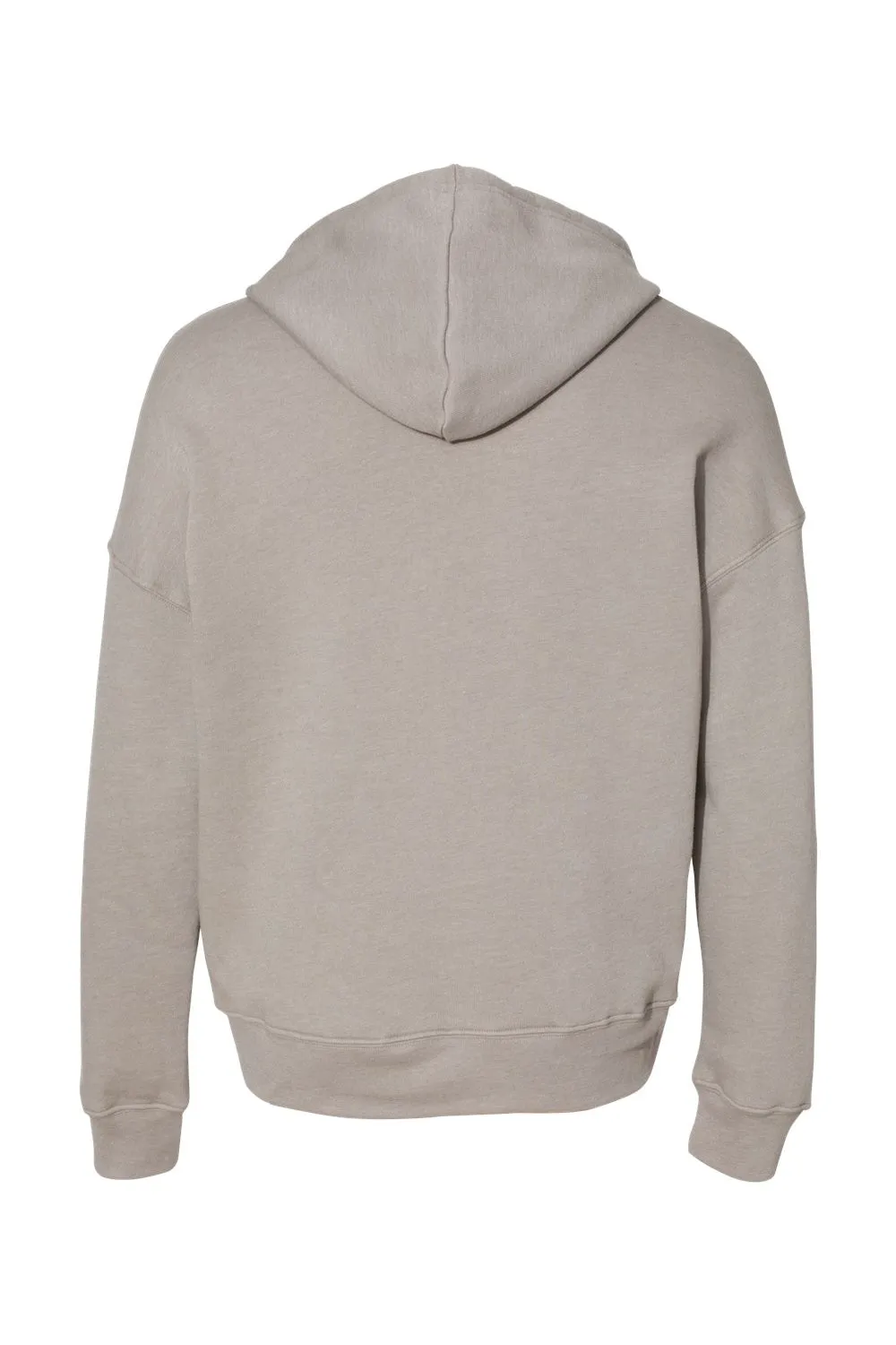 Bella   Canvas Mens Sponge Fleece Hooded Sweatshirt Hoodie w/ Pouch Pocket - Heather Stone