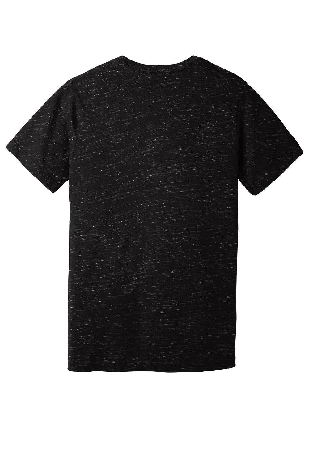 Bella   Canvas Mens Textured Jersey Short Sleeve V-Neck T-Shirt - Black Marble