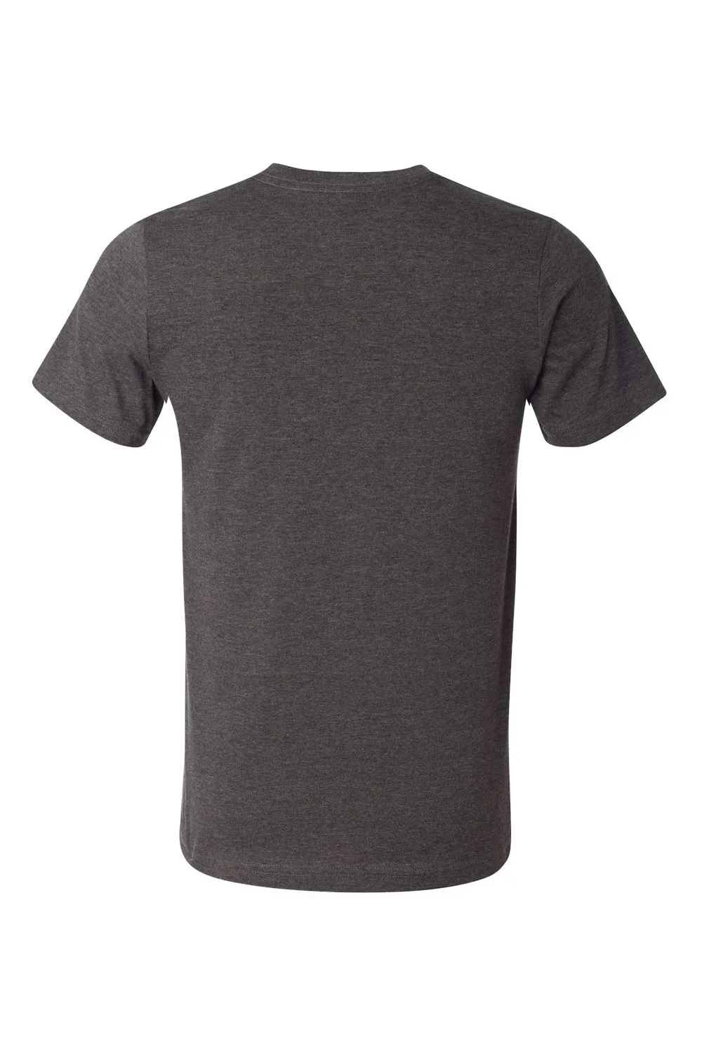 Bella   Canvas Mens USA Made Jersey Short Sleeve Crewneck T-Shirt - Heather Dark Grey