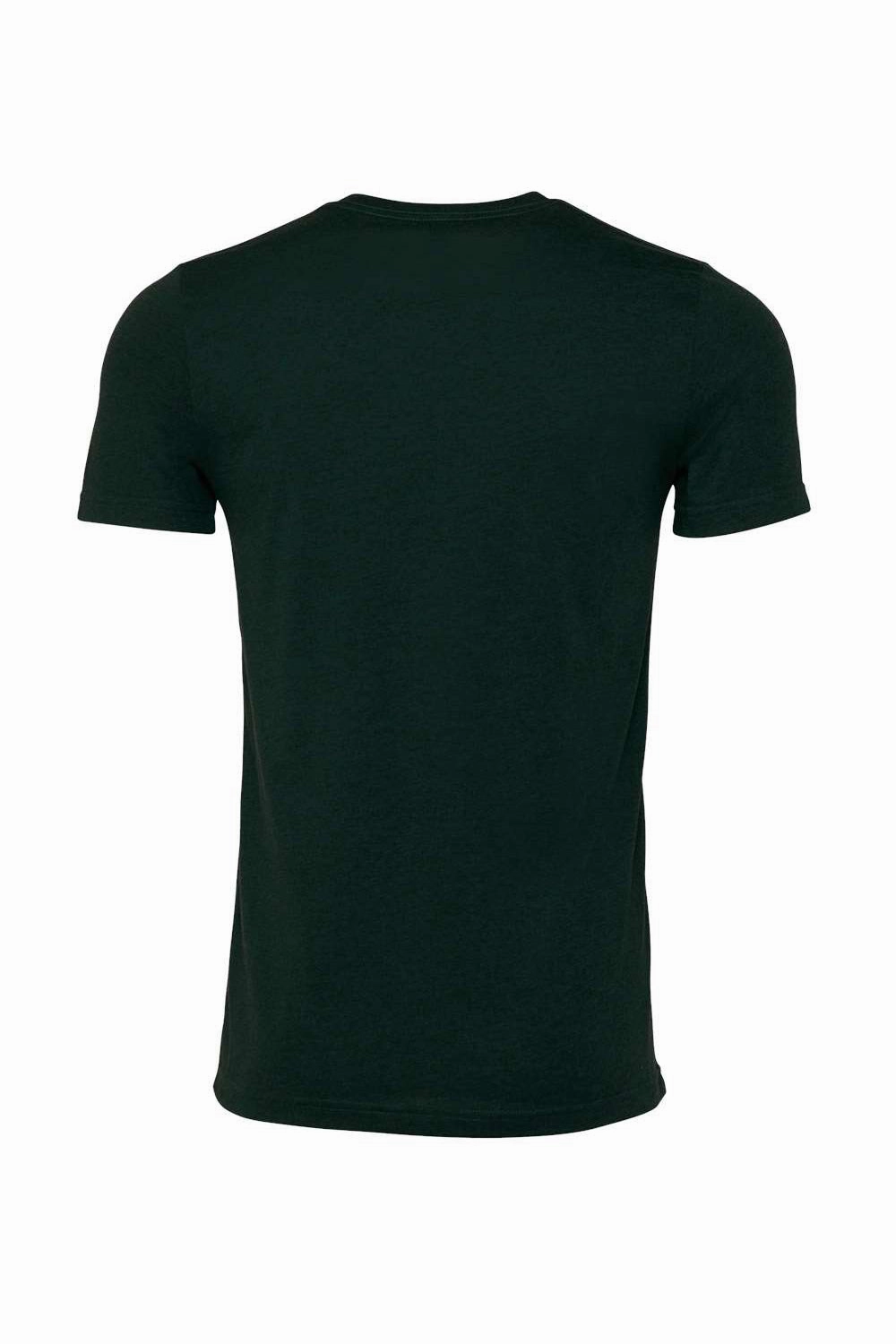 Bella   Canvas Mens Heather CVC Short Sleeve Crewneck T-Shirt - Heather Emerald