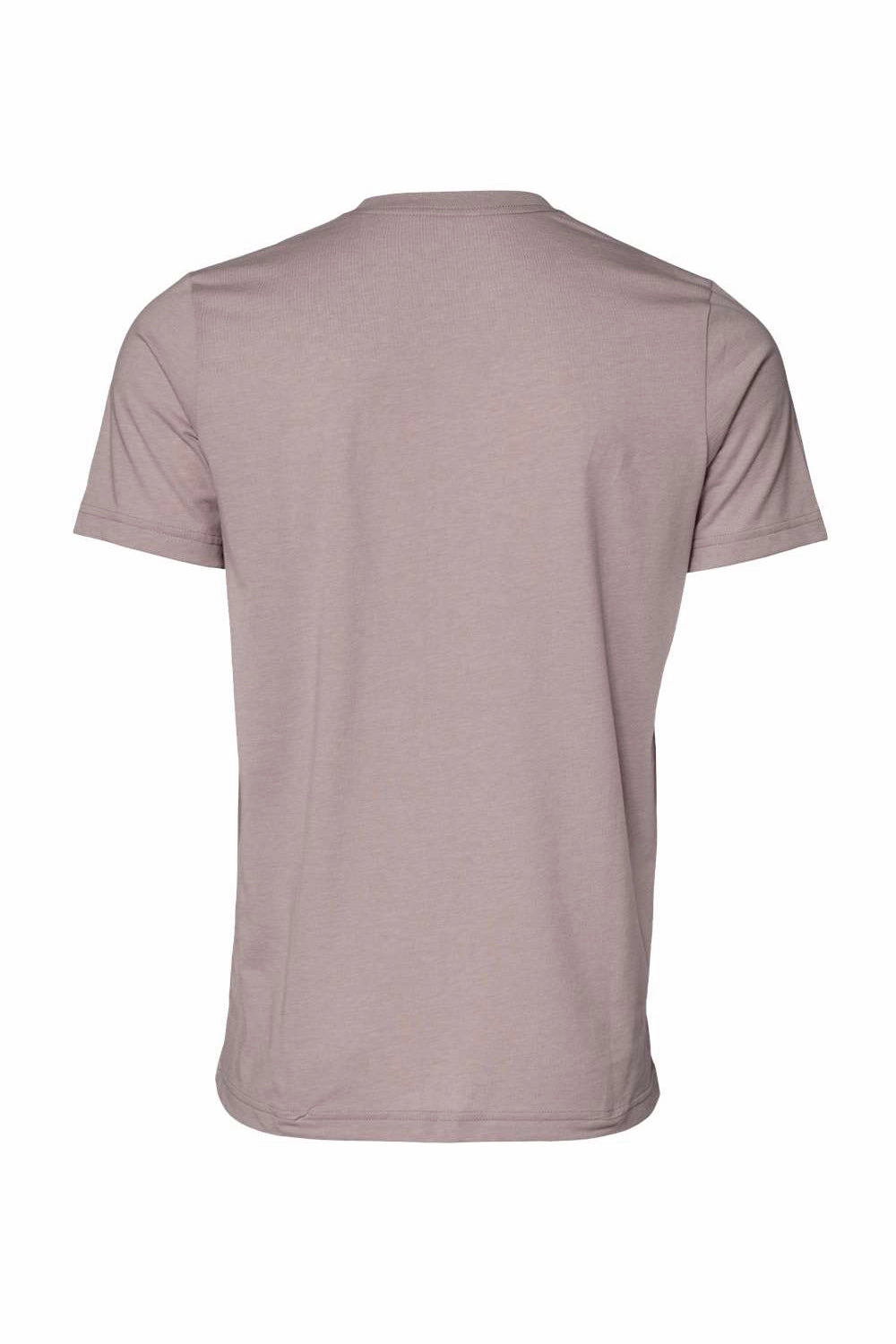 Bella   Canvas Mens Heather CVC Short Sleeve Crewneck T-Shirt - Heather Pink Gravel