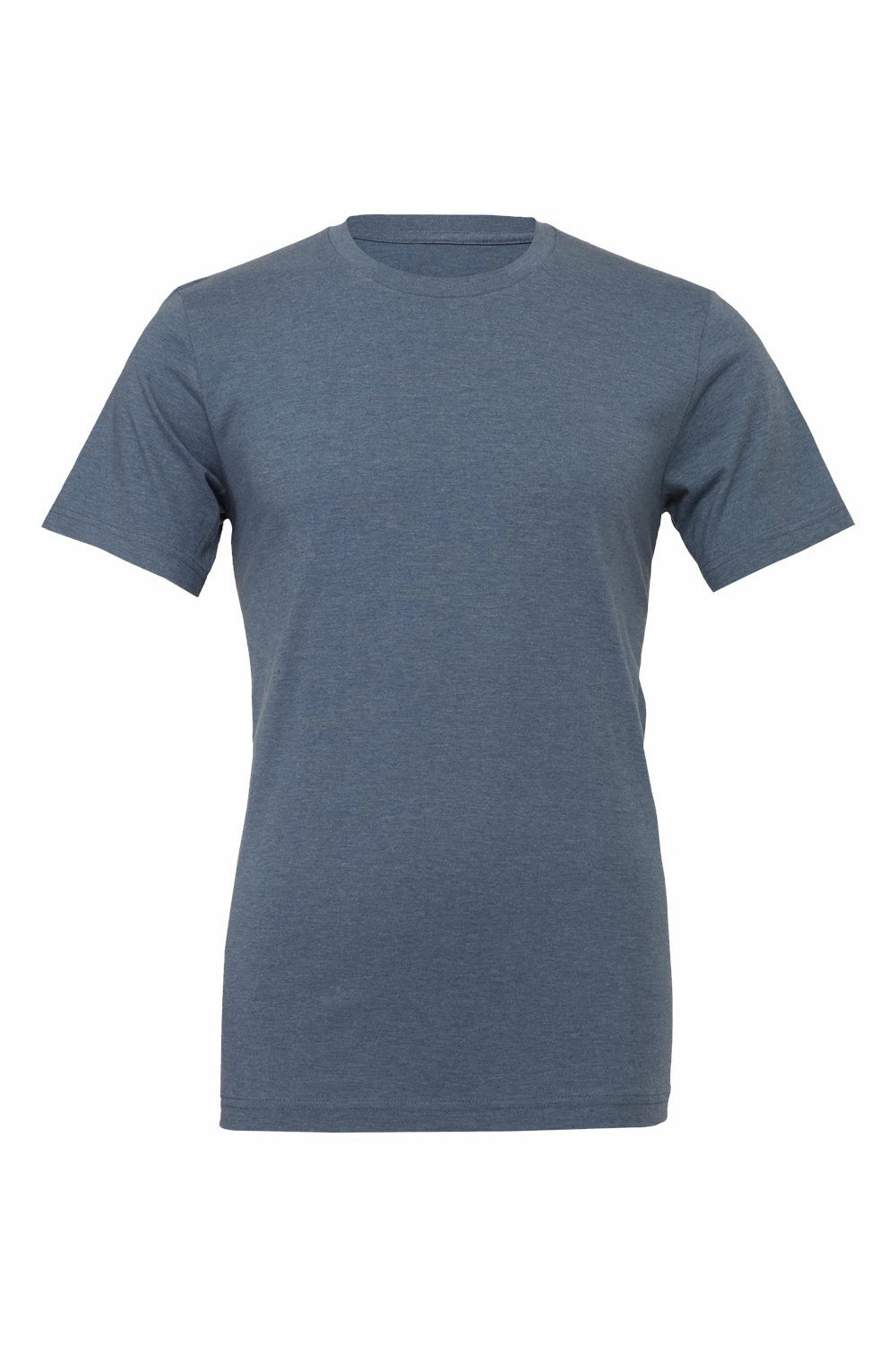 Bella   Canvas Mens Heather CVC Short Sleeve Crewneck T-Shirt - Heather Slate Blue