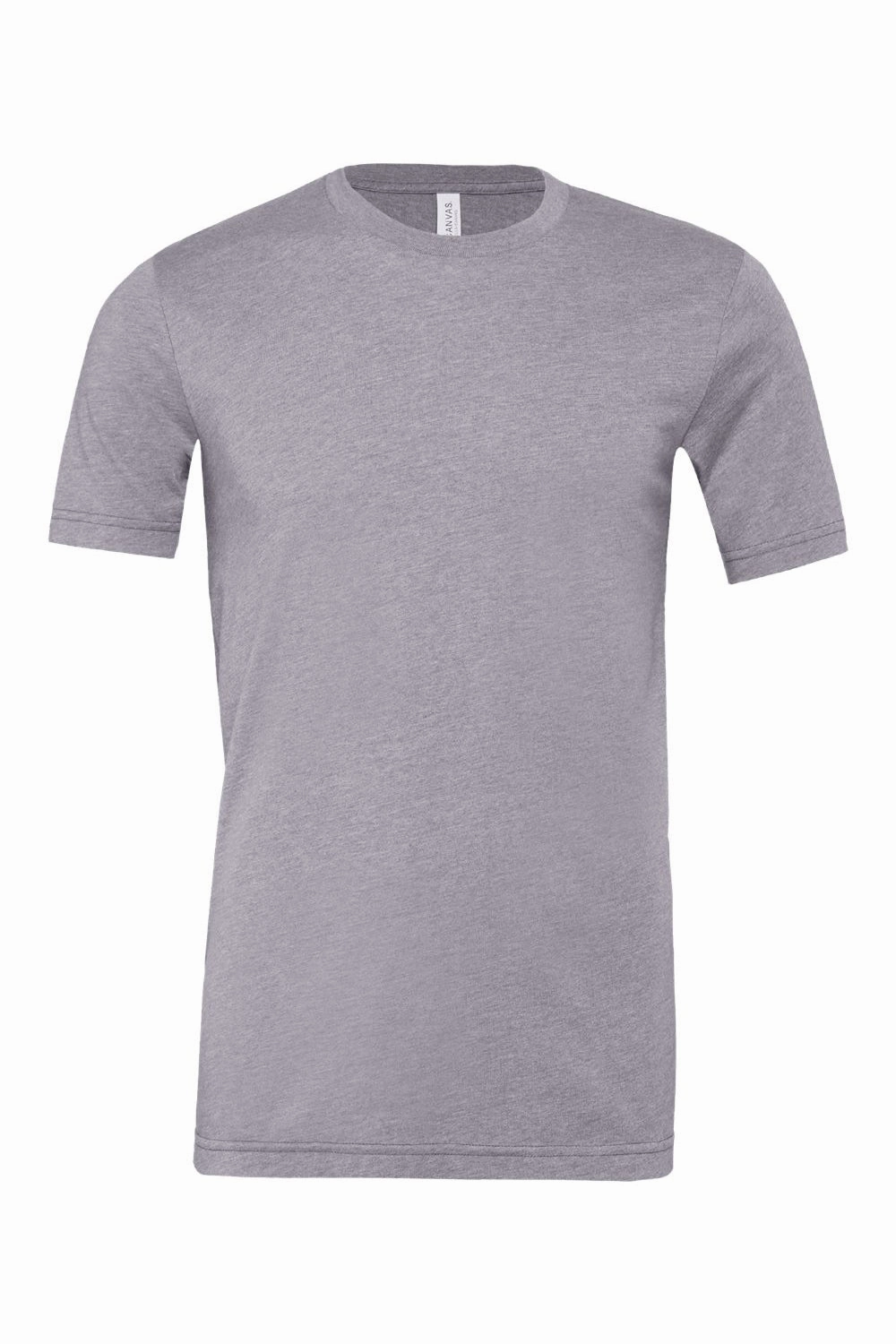 Bella   Canvas Mens Heather CVC Short Sleeve Crewneck T-Shirt - Heather Storm Grey