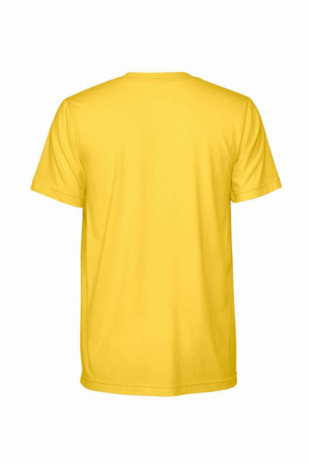 Bella   Canvas Mens Heather CVC Short Sleeve Crewneck T-Shirt - Heather Yellow