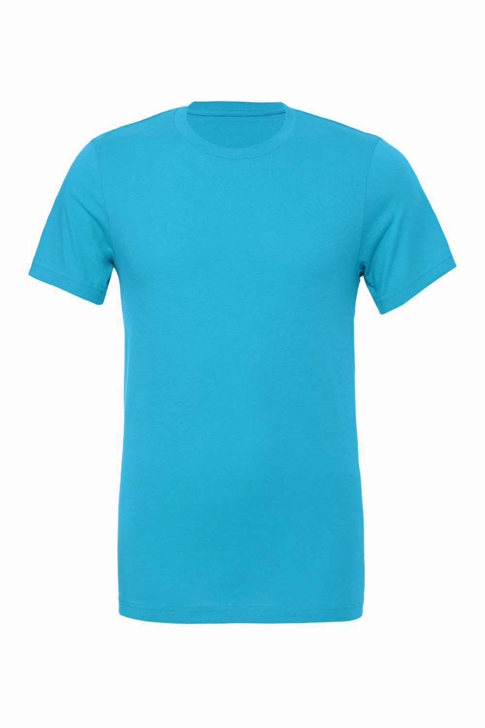 Bella   Canvas Mens Jersey Short Sleeve Crewneck T-Shirt - Aqua Blue