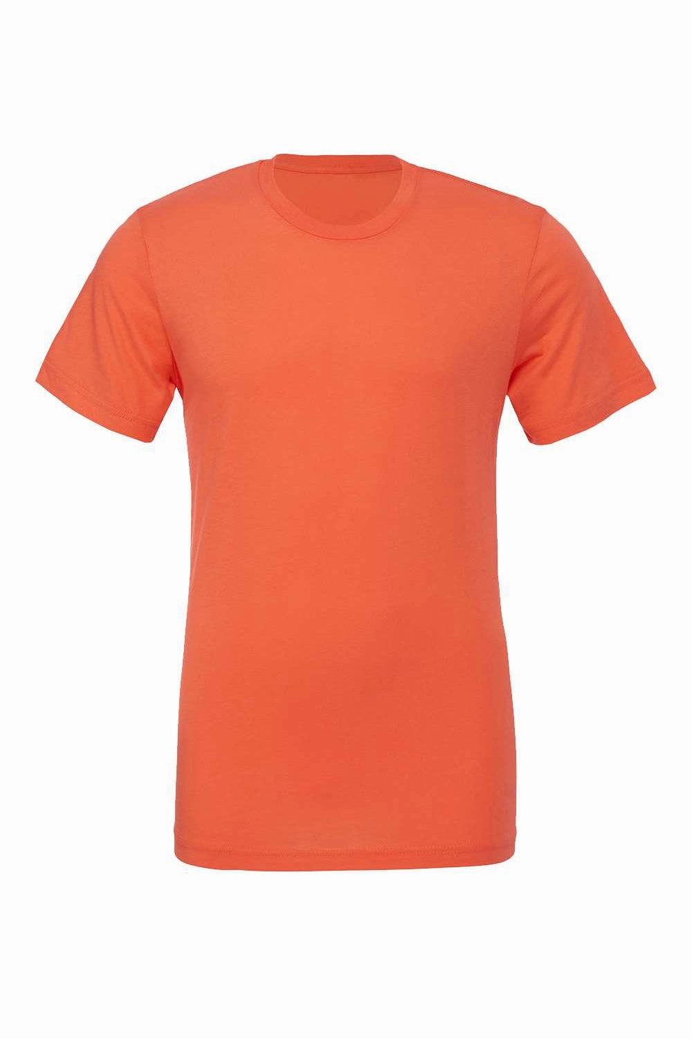 Bella   Canvas Mens Jersey Short Sleeve Crewneck T-Shirt - Coral