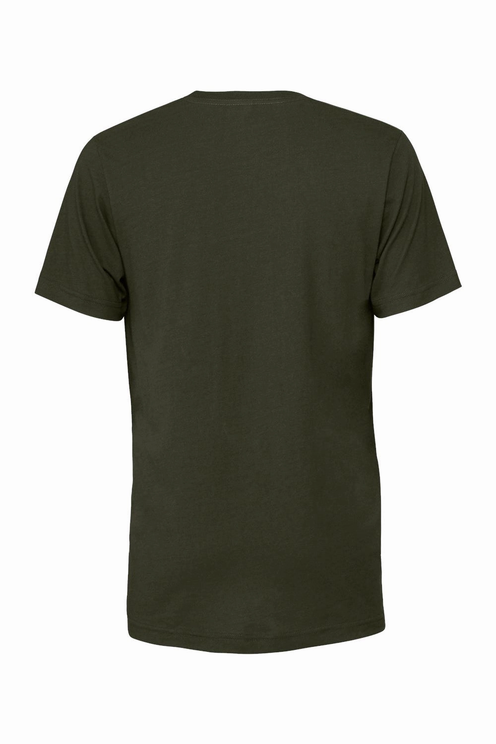 Bella   Canvas Mens Jersey Short Sleeve Crewneck T-Shirt - Dark Olive Green