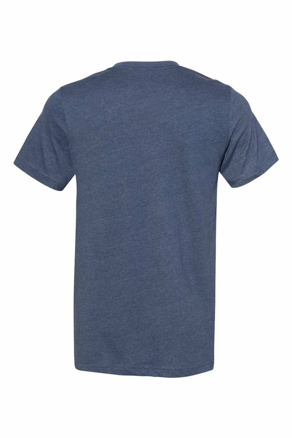 Bella   Canvas Mens Jersey Short Sleeve Crewneck T-Shirt - Heather Navy Blue - Closeout