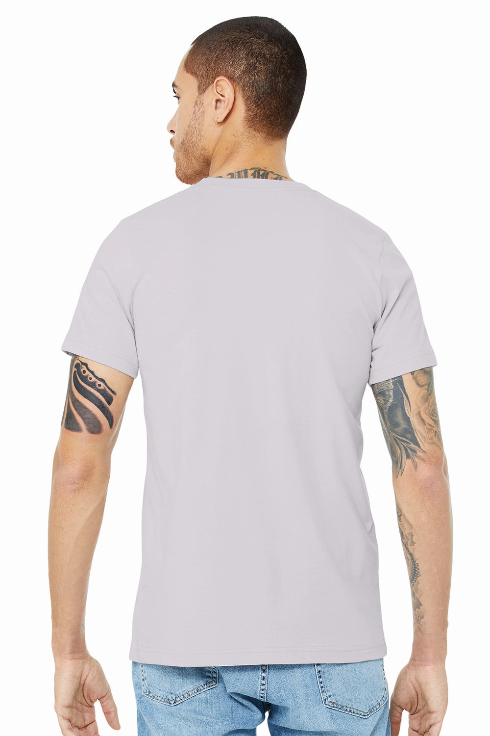 Bella   Canvas Mens Jersey Short Sleeve Crewneck T-Shirt - Lavender Purple Dust