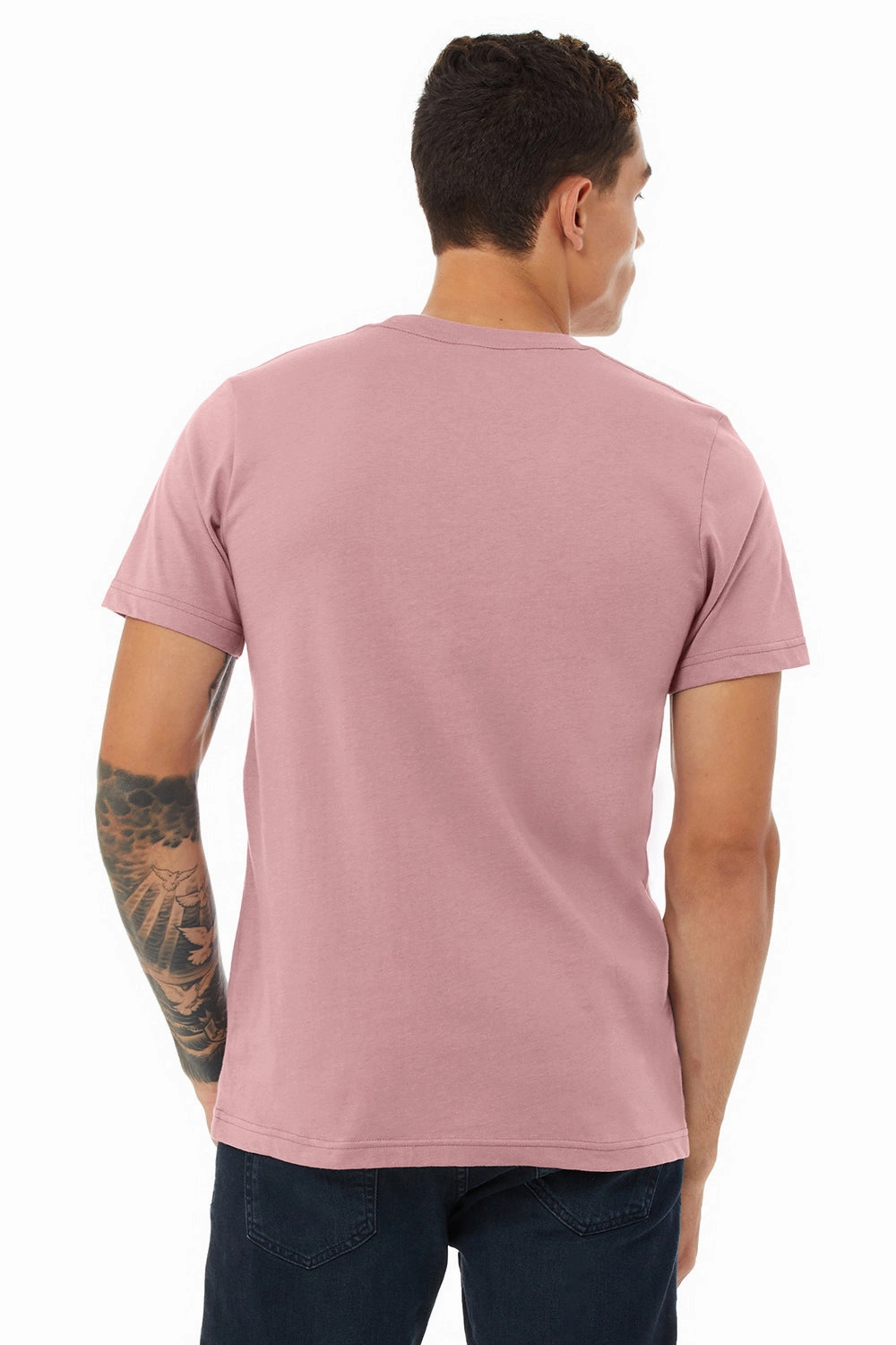 Bella   Canvas Mens Jersey Short Sleeve Crewneck T-Shirt - Orchid