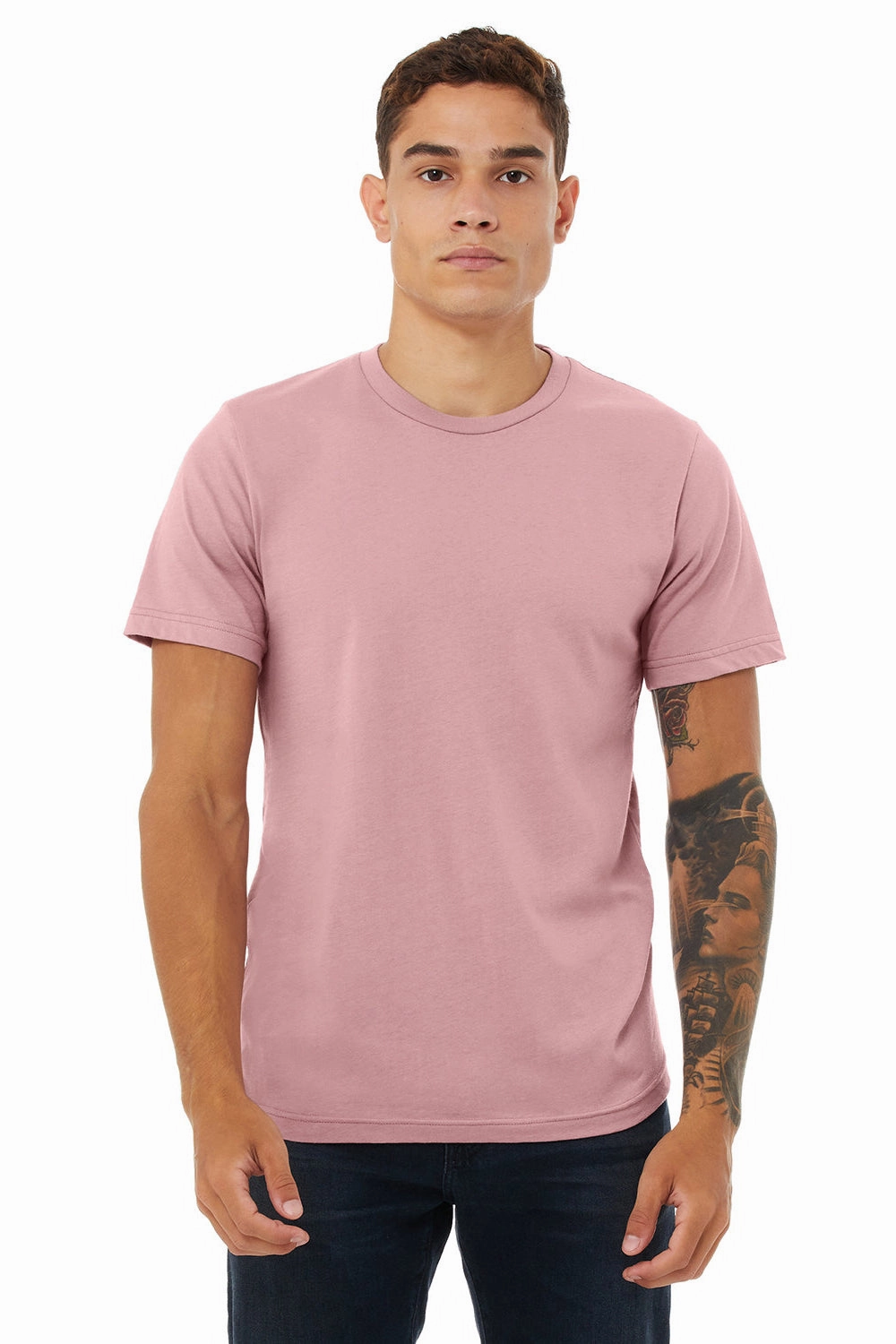 Bella   Canvas Mens Jersey Short Sleeve Crewneck T-Shirt - Orchid