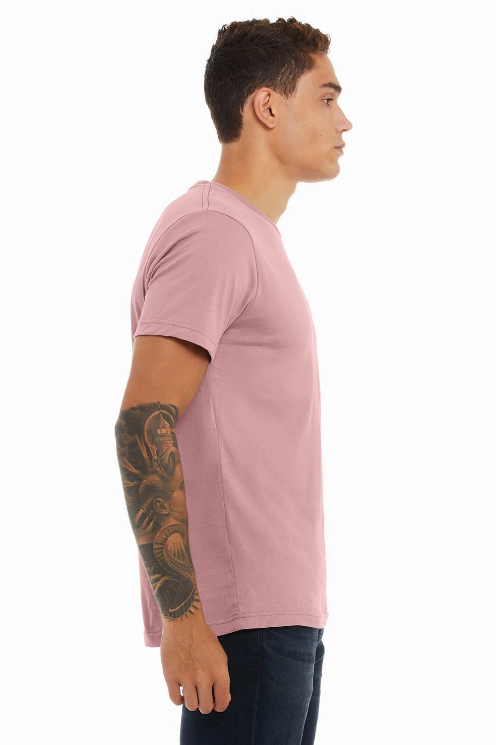Bella   Canvas Mens Jersey Short Sleeve Crewneck T-Shirt - Orchid