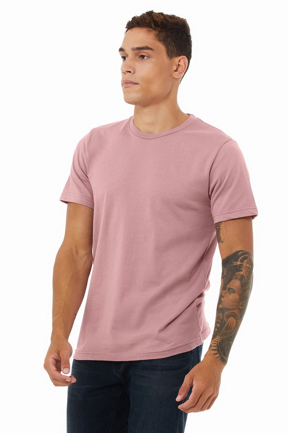 Bella   Canvas Mens Jersey Short Sleeve Crewneck T-Shirt - Orchid