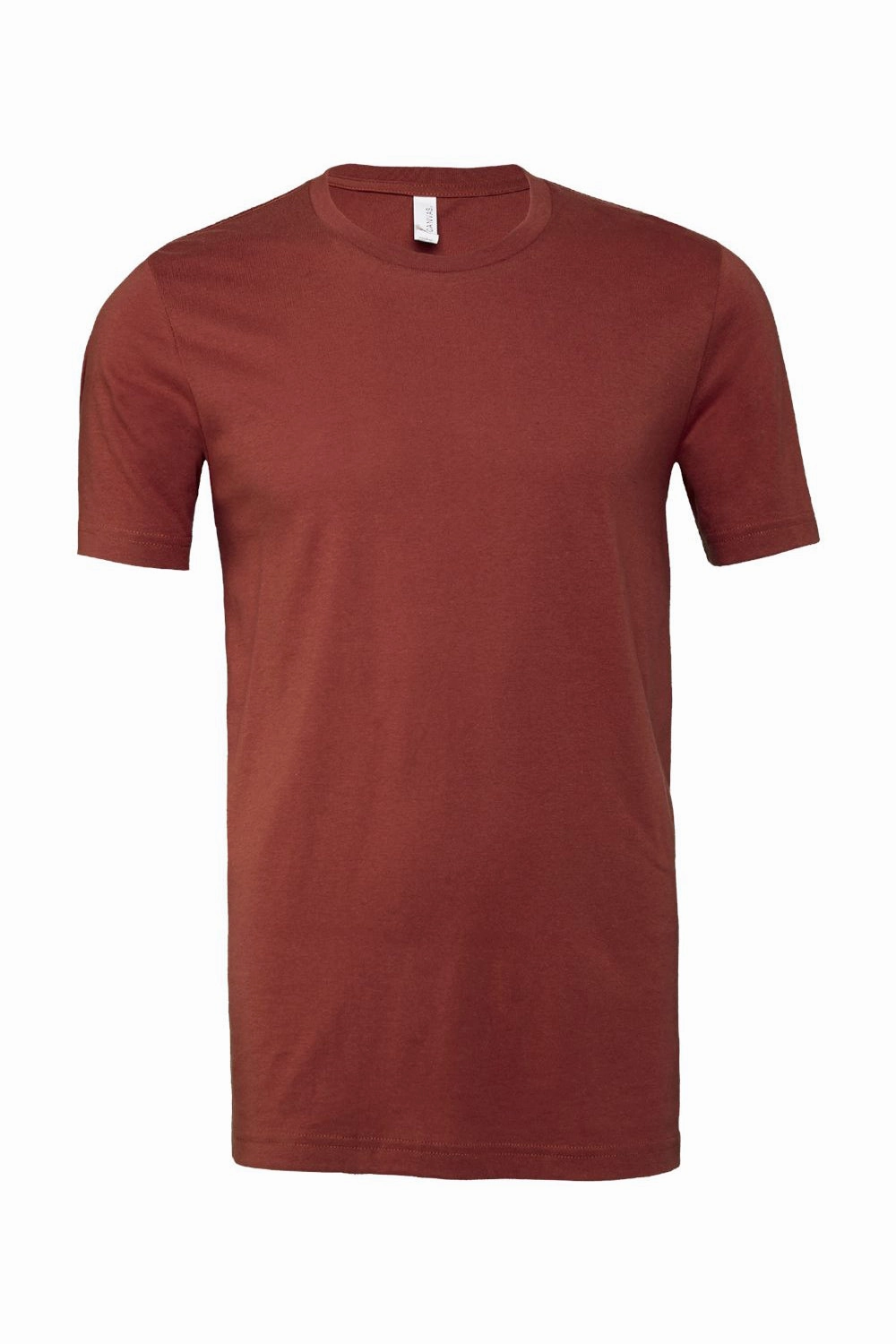 Bella   Canvas Mens Jersey Short Sleeve Crewneck T-Shirt - Rust Red
