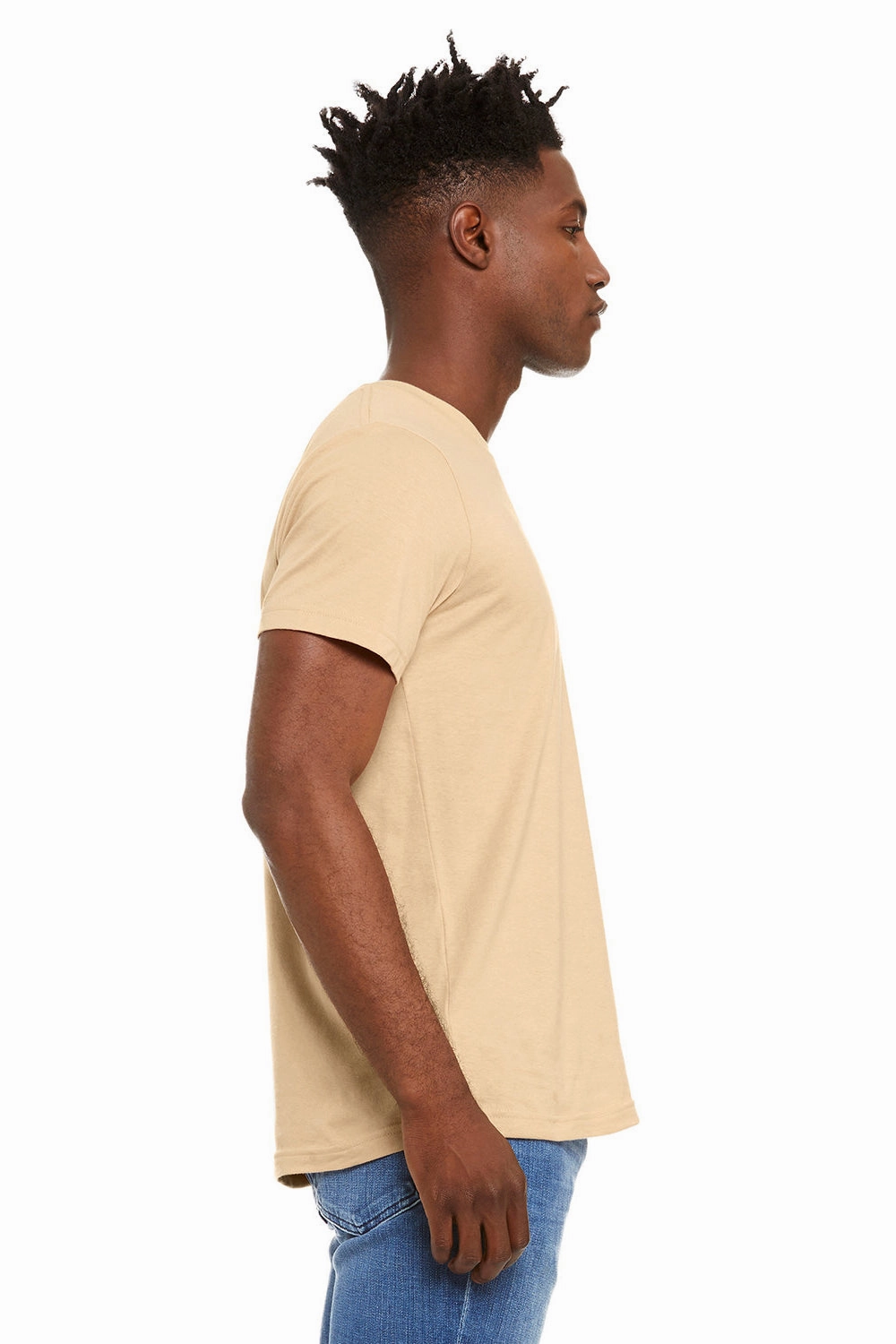 Bella   Canvas Mens Jersey Short Sleeve Crewneck T-Shirt - Sand Dune