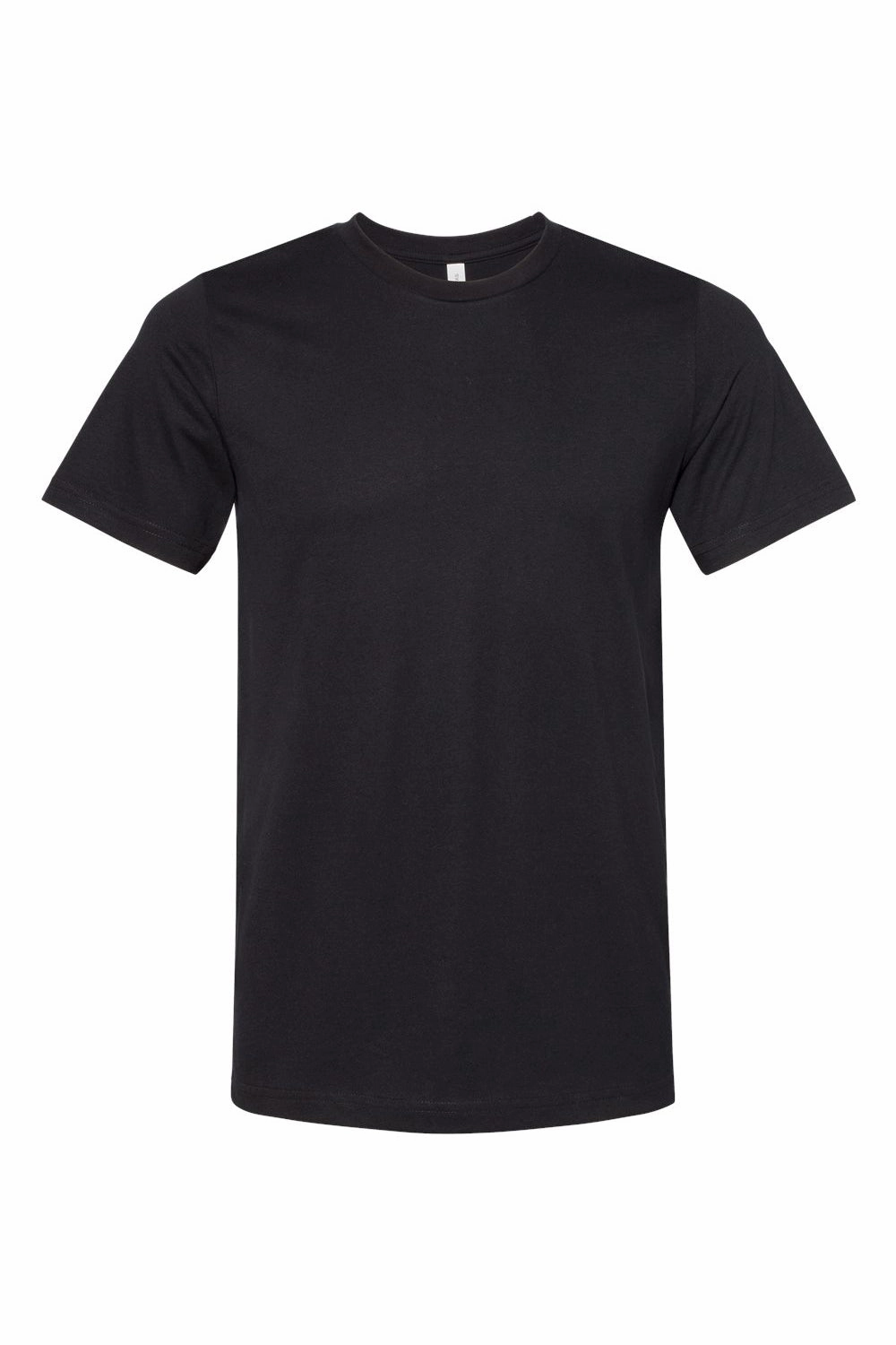 Bella   Canvas Mens Jersey Short Sleeve Crewneck T-Shirt - Solid Black - Closeout