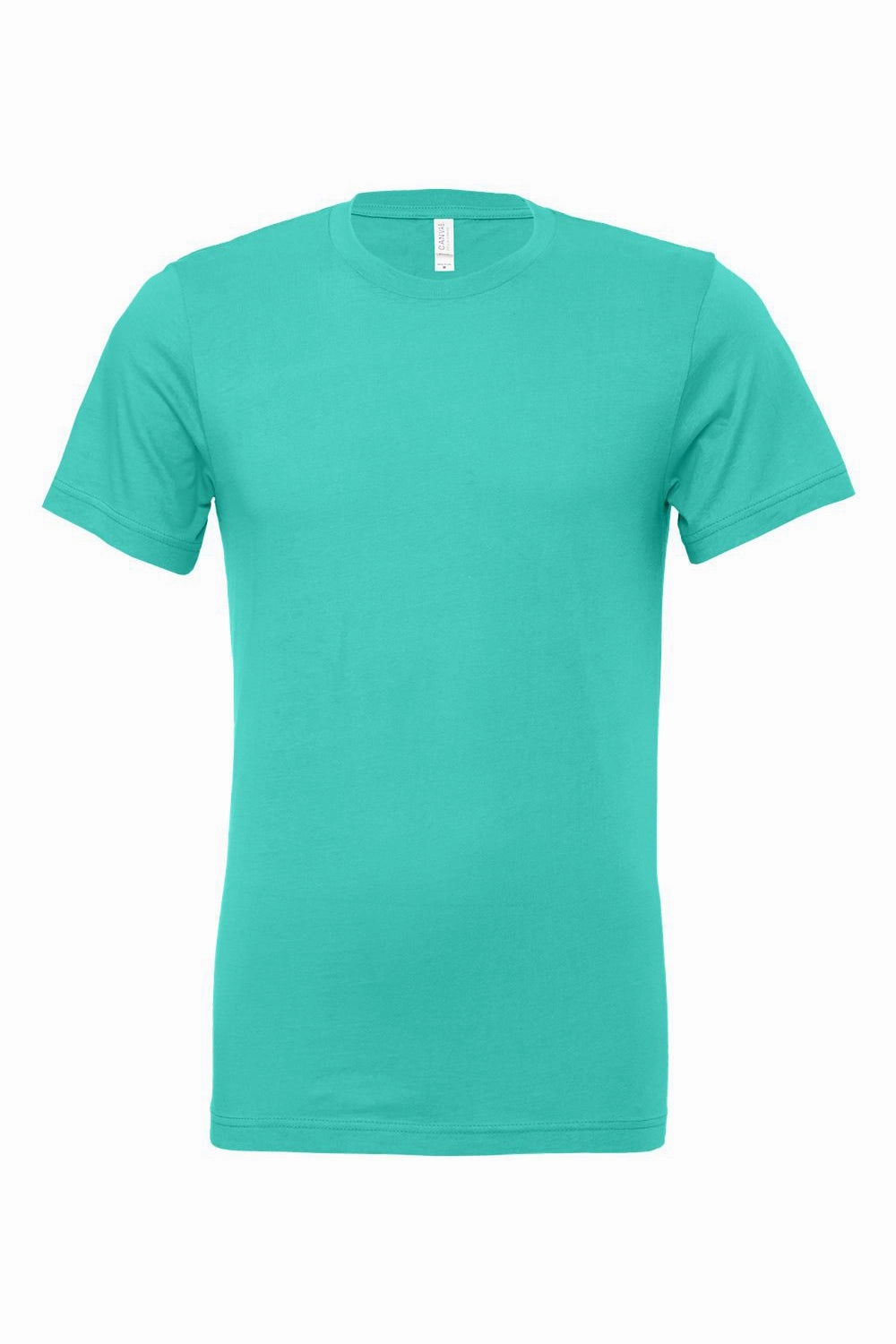 Bella   Canvas Mens Jersey Short Sleeve Crewneck T-Shirt - Teal Green