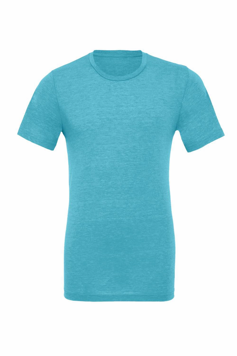 Bella   Canvas Mens Short Sleeve Crewneck T-Shirt - Aqua Blue