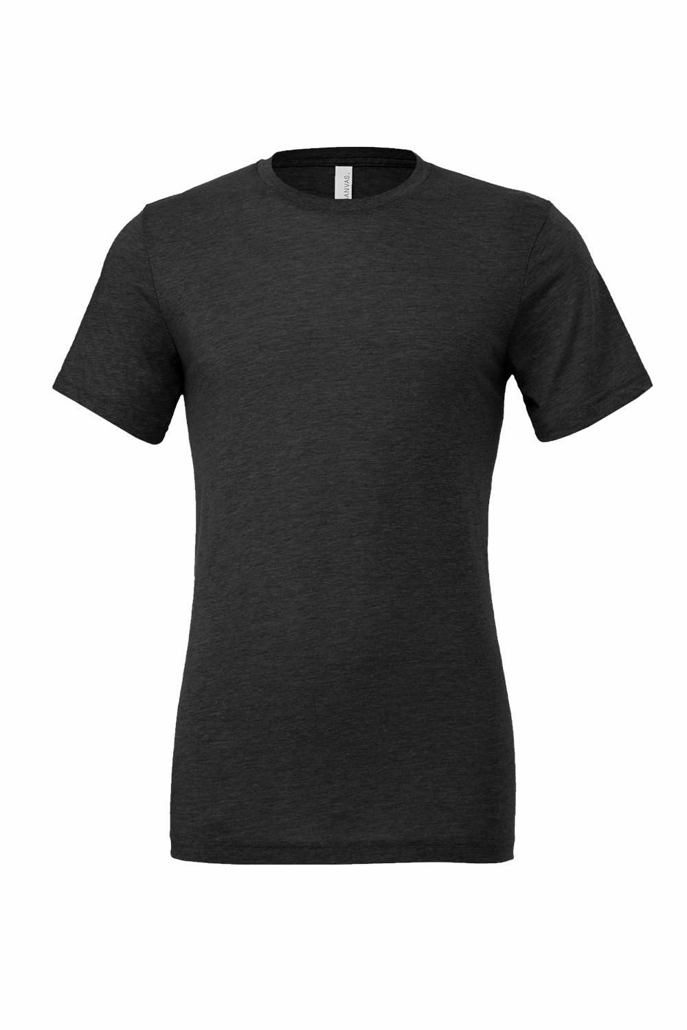 Bella   Canvas Mens Short Sleeve Crewneck T-Shirt - Solid Dark Grey