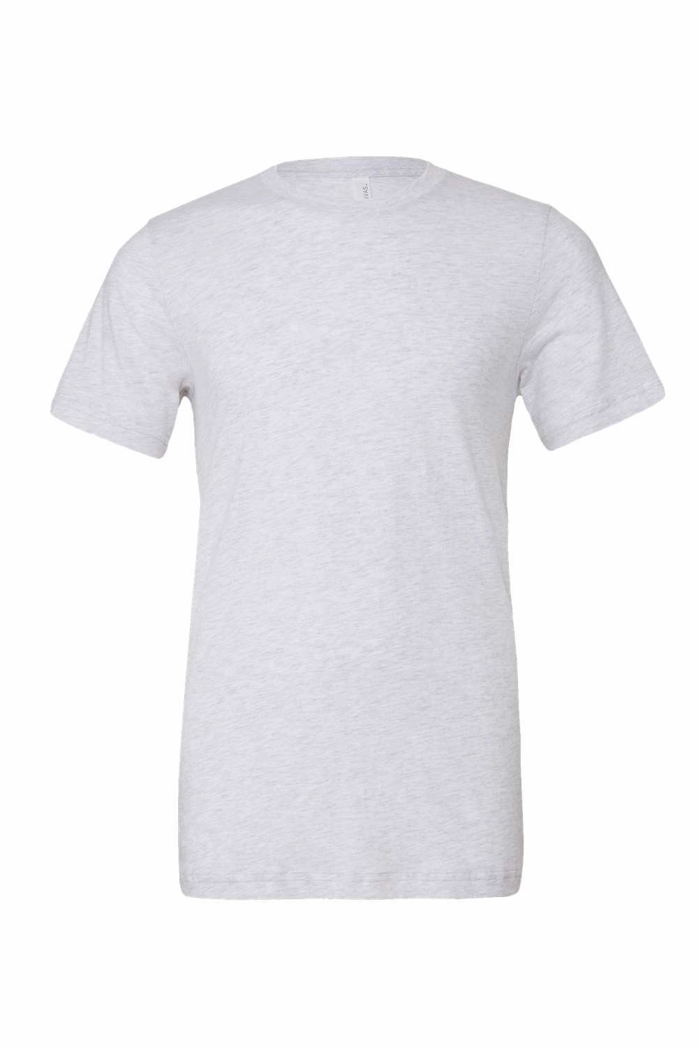 Bella   Canvas Mens Short Sleeve Crewneck T-Shirt - White Fleck